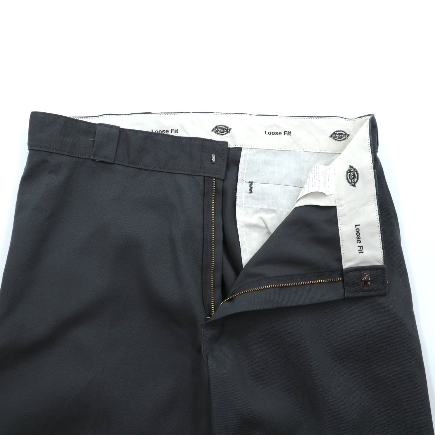 Dickies ルーズフィット ダブルニー チノパンツ ワークパンツ L グレー ワイド Loose Fit 85283