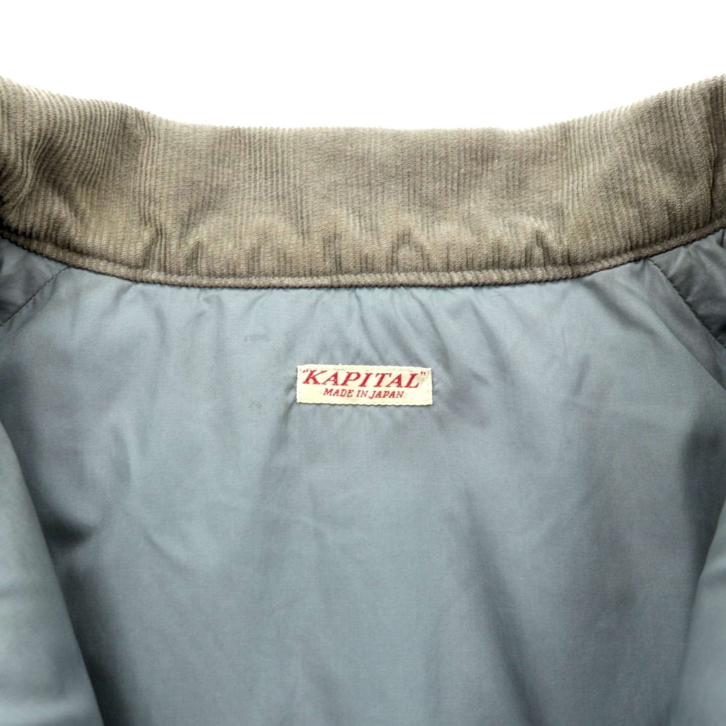 KAPITAL 日本製 60/40 クロス ツギハギ ボア フリースジャケット アノラック L ドローコード TUGIHAGI FLEECE HUTTE ANORAK K2110LJ085