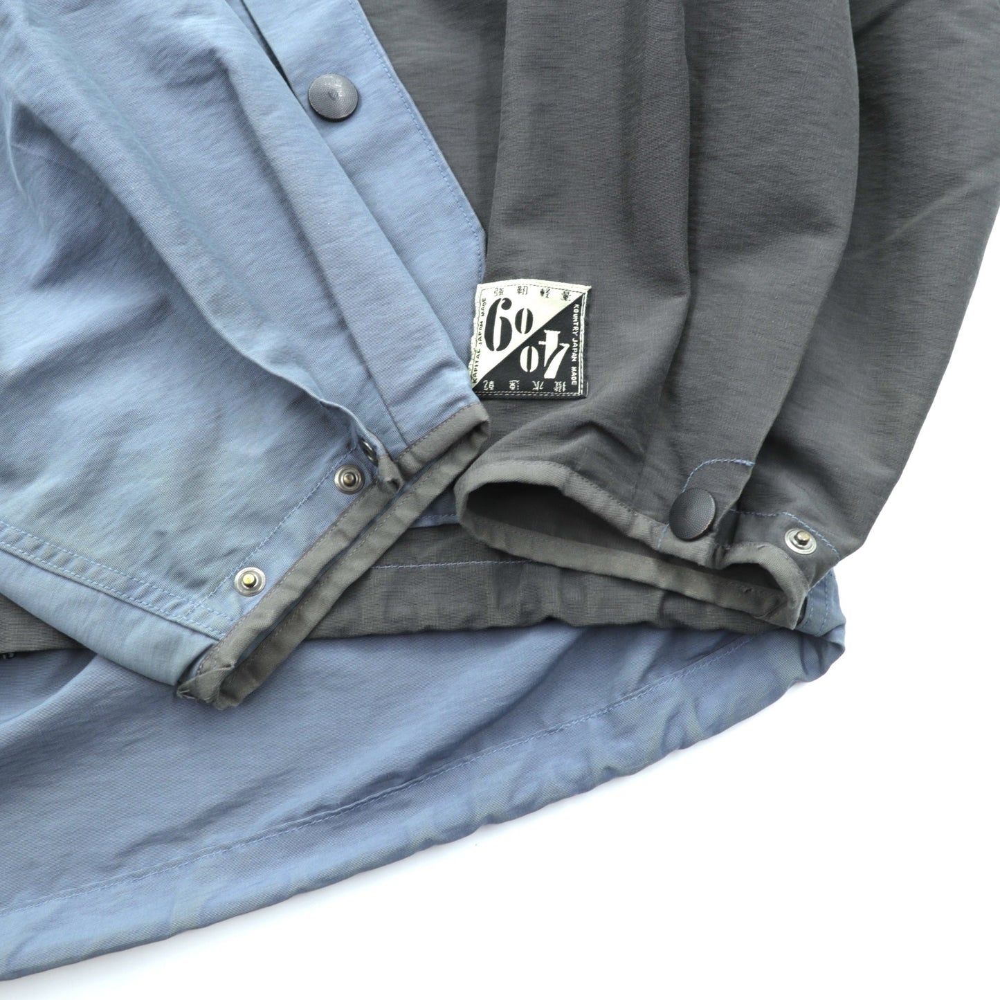 KAPITAL 日本製 60/40 クロス ツギハギ ボア フリースジャケット アノラック L ドローコード TUGIHAGI FLEECE HUTTE ANORAK K2110LJ085
