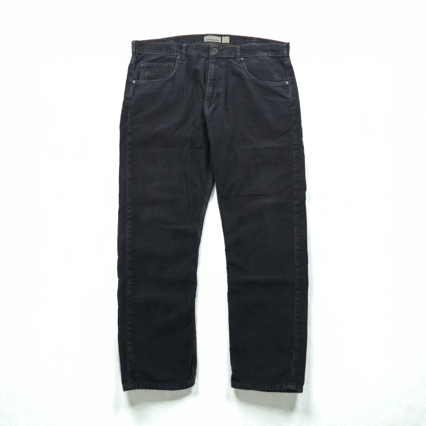 Patagonia コーデュロイ チノパンツ ワークパンツ XL グレー ストレートフィット ORGANIC COTTON 55920
