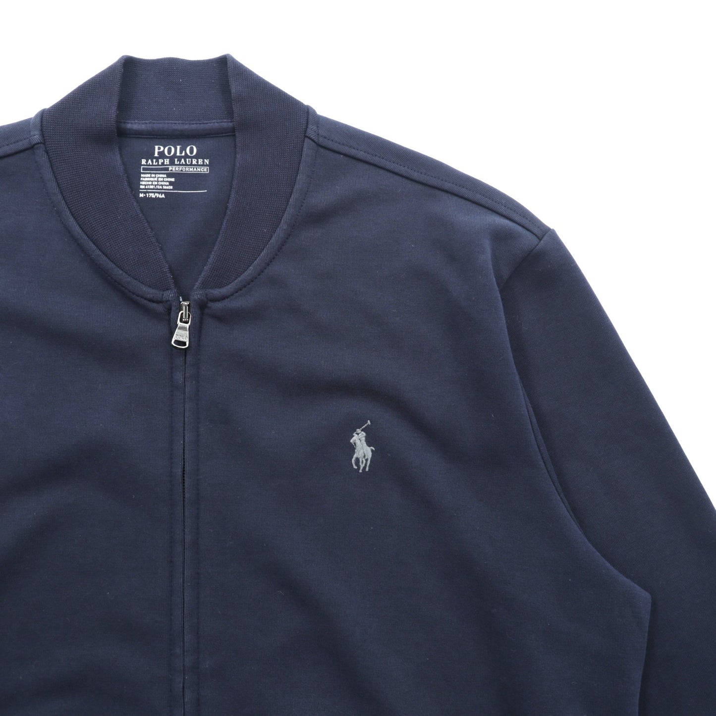 Polo Ralph Lauren PERFORMANCE トラックジャケット ジャージ フルジップ ブルゾン M ネイビー スモールポニー刺繍