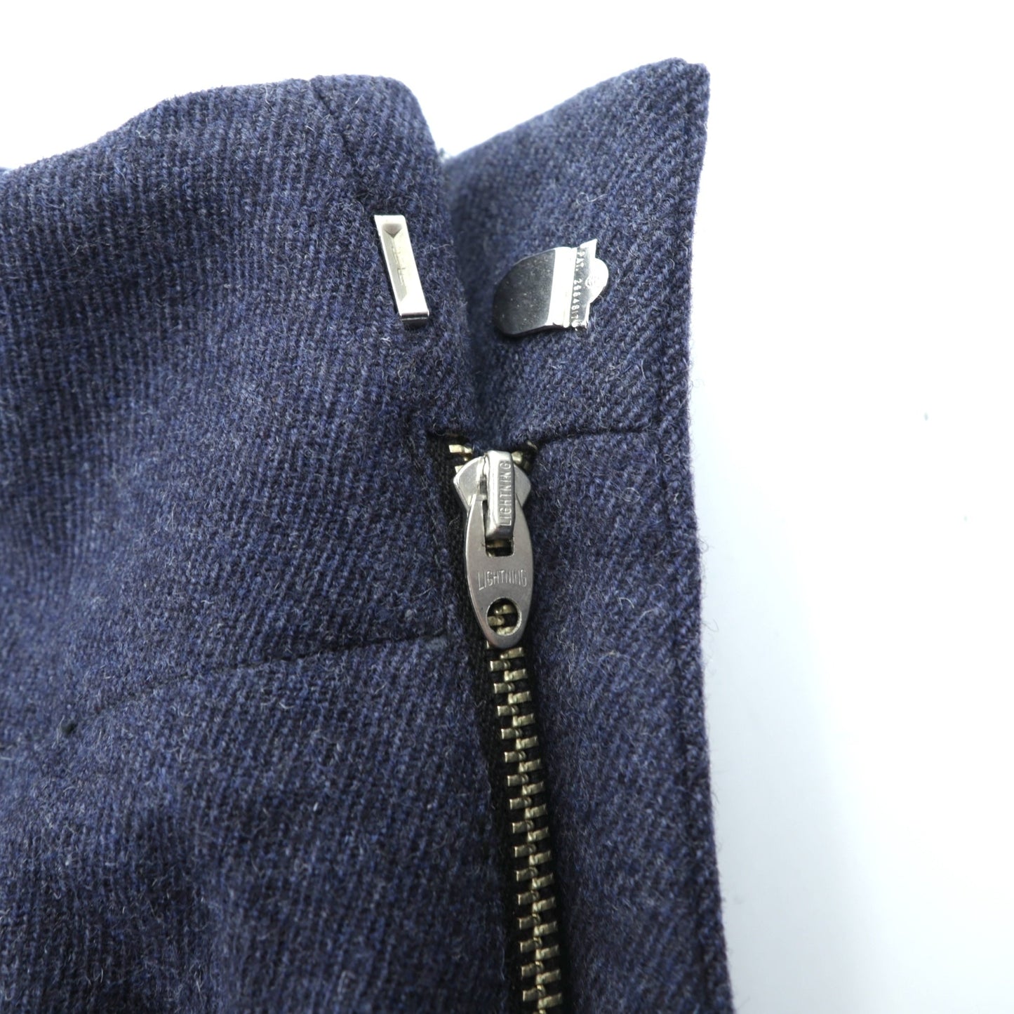 Vintage 60s Trousers Clayman & Sons Ltd スラックス パンツ M ネイビー ウール 8405-21-800-1044 60年代 カナダ軍