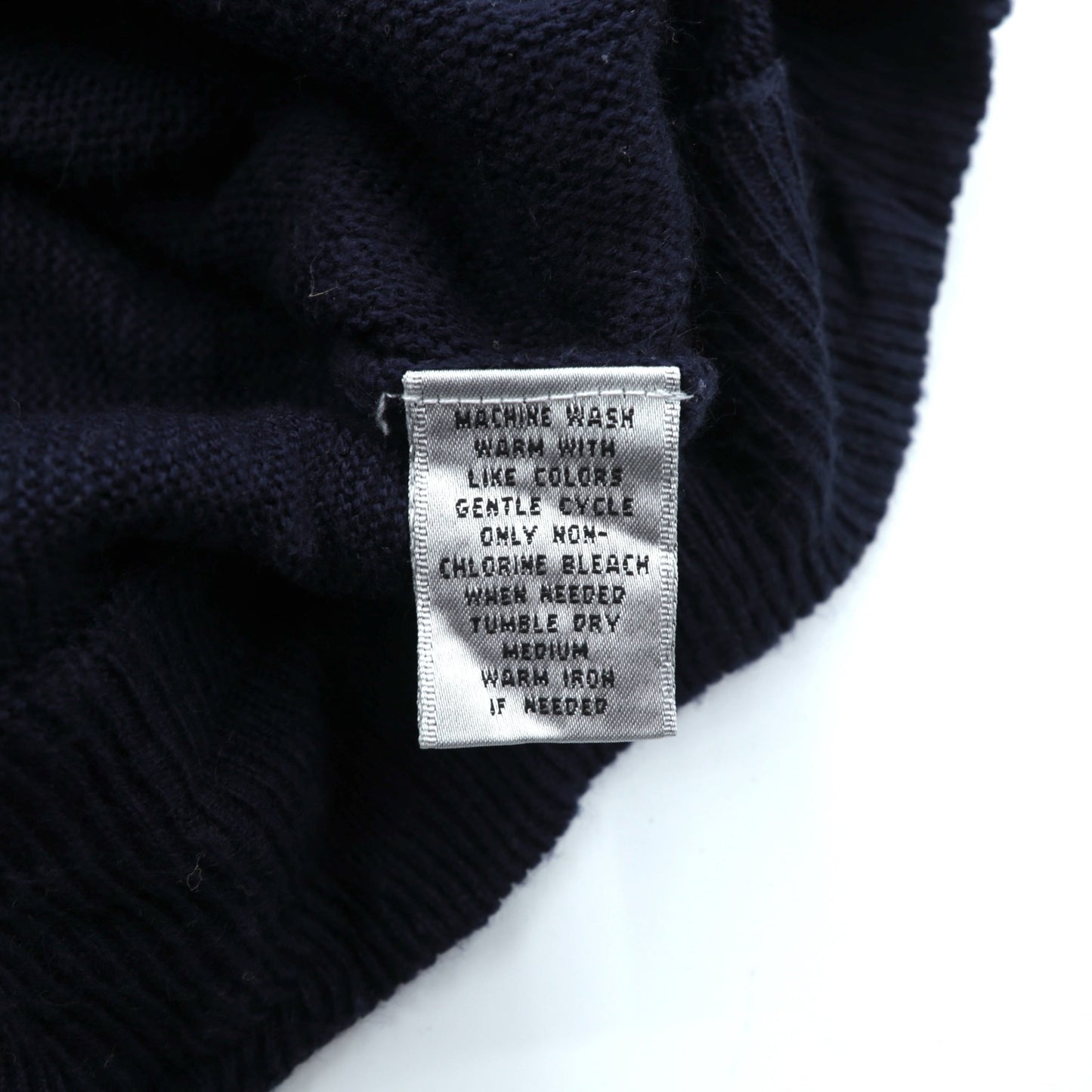 Cypress Links 90s Vintage Knitwear Vネック カーディガン XL ネイビー アクリルニット 90年代