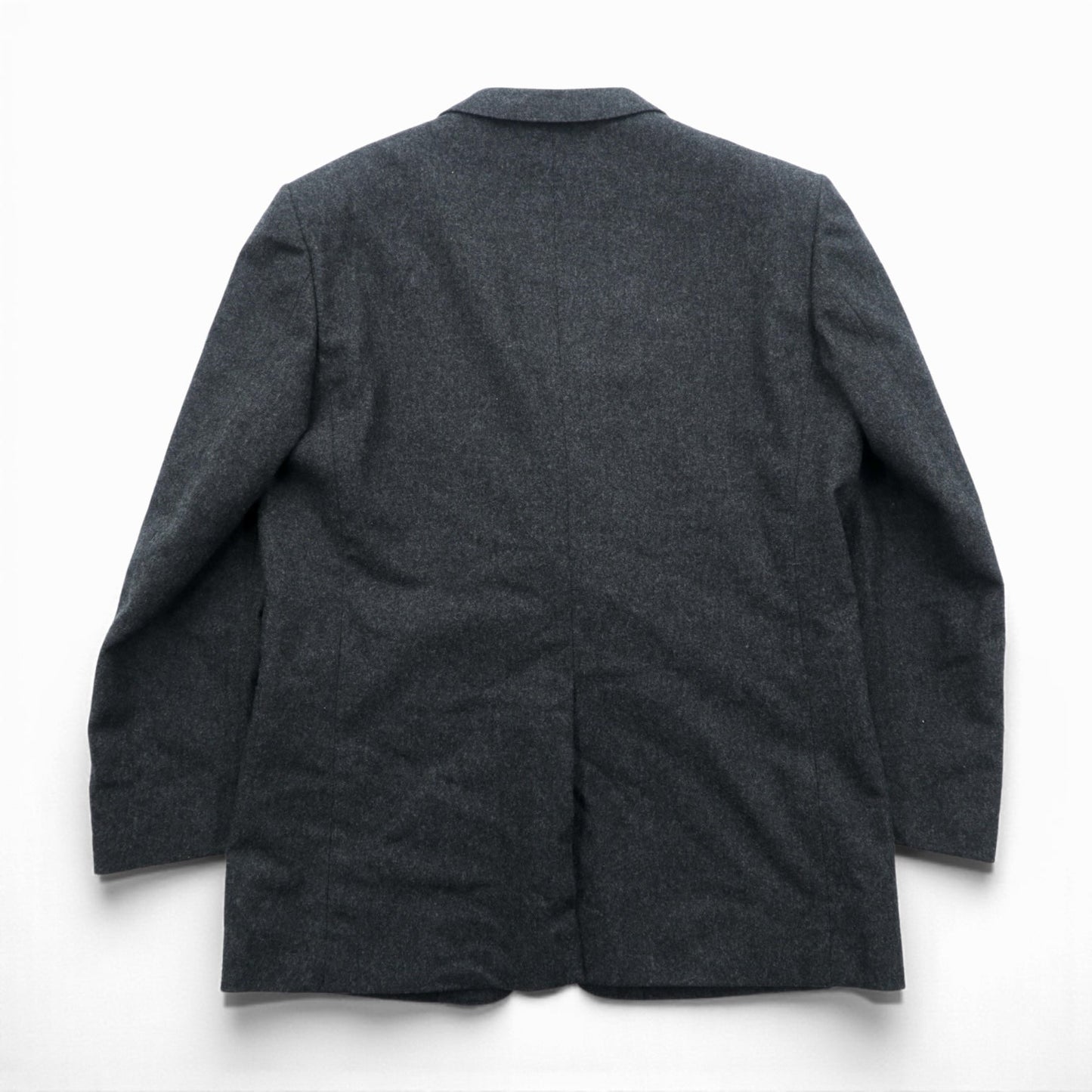 Christian Dior 80年代 日本製 ヴィンテージ ブレザー 2B テーラードジャケット ブレザー XL グレー ウール メタルボタン
