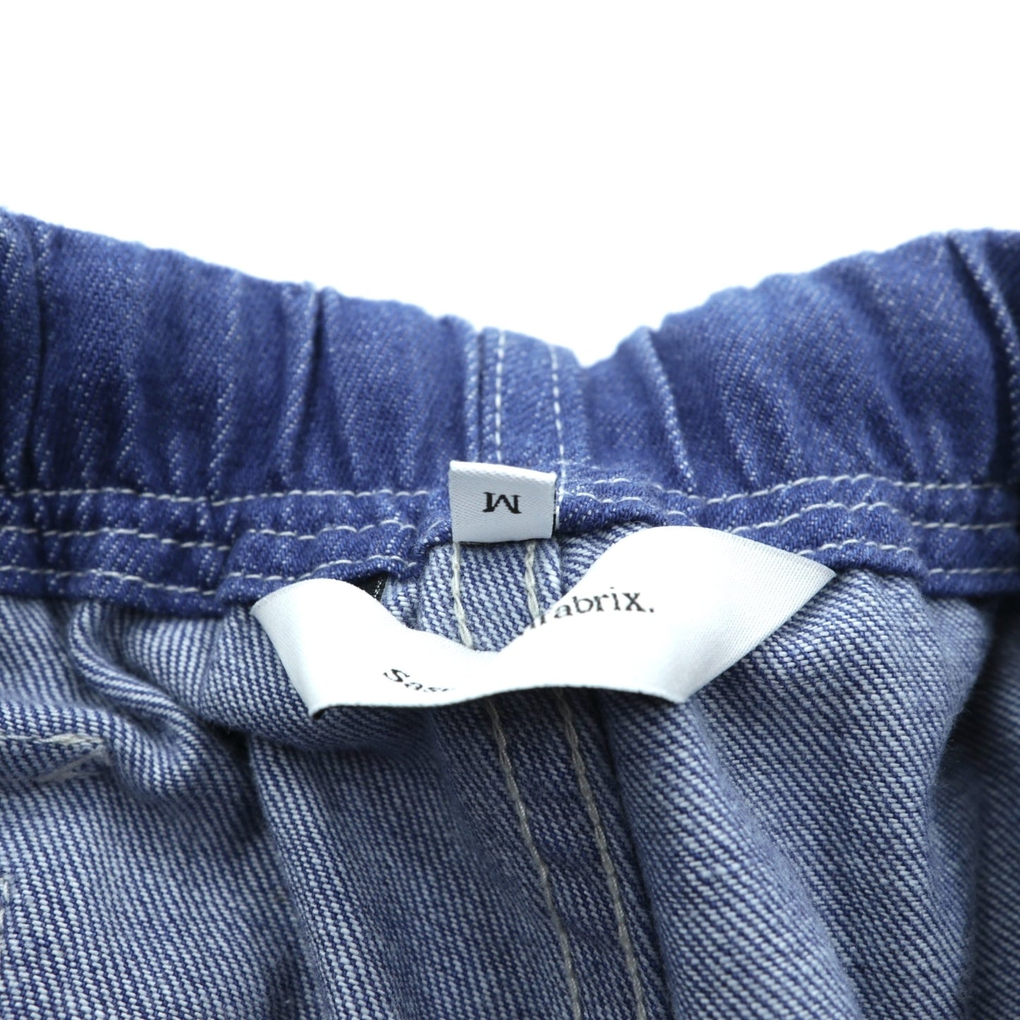 Sasquatchfabrix. 日本製 UTILITY FULL FLAP DENIM PANTS ワイド デニム カーゴパンツ M インディゴ 24SS-PA9-003