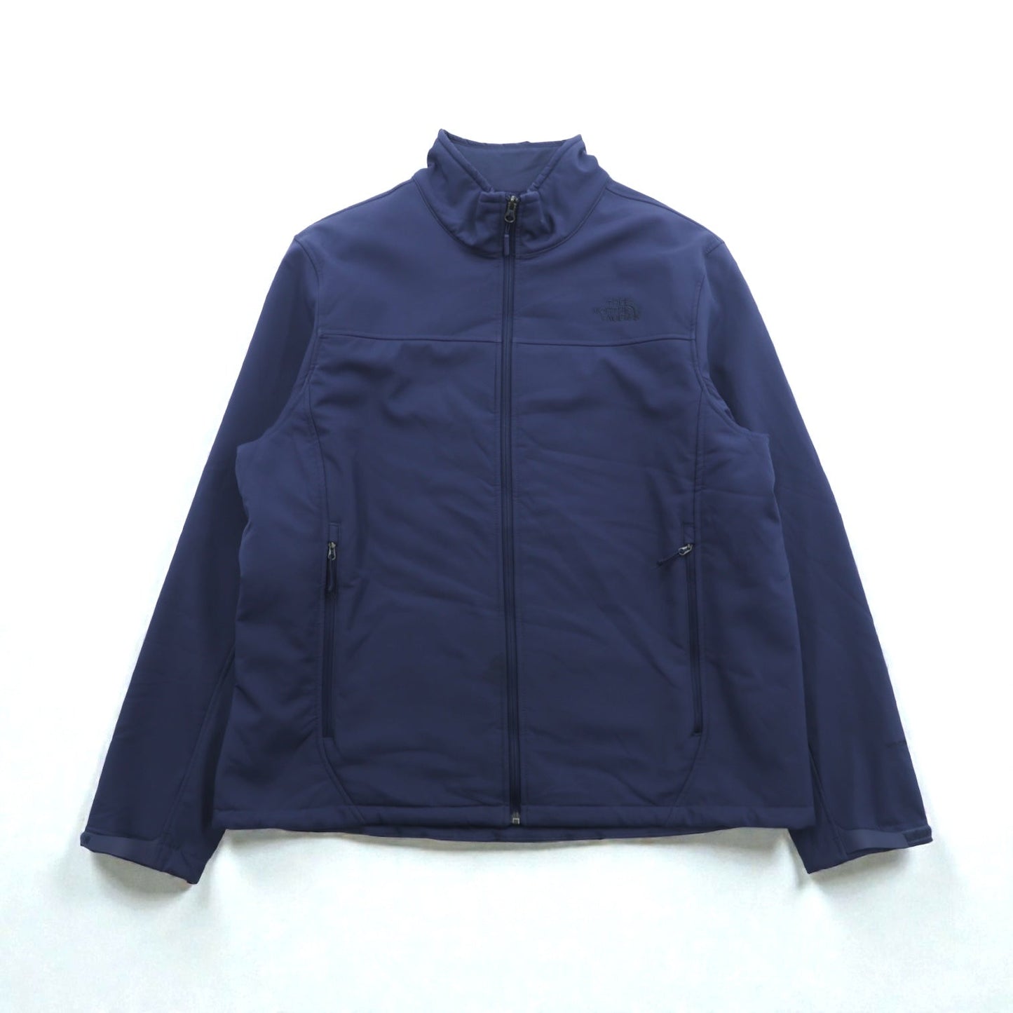THE NORTH FACE エイペックス クロム サーマル ジャケット APEX CHNROMIUM THERMAL JACKET ソフトシェル フリースジャケット XL ネイビー ドローコード 裏ボア NF0A2TBA WINDWALL