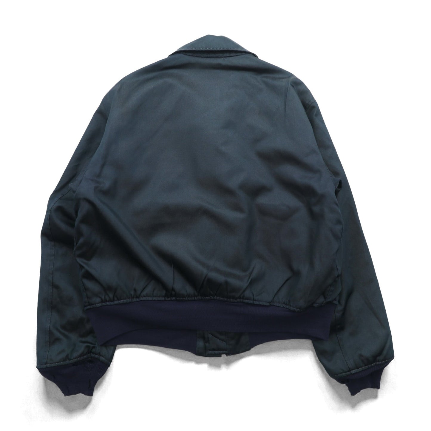 ALPHA INDUSTRIES 90年代 USA製 CWU 45P フライトジャケット L ネイビー 難燃性 短丈 ボロ