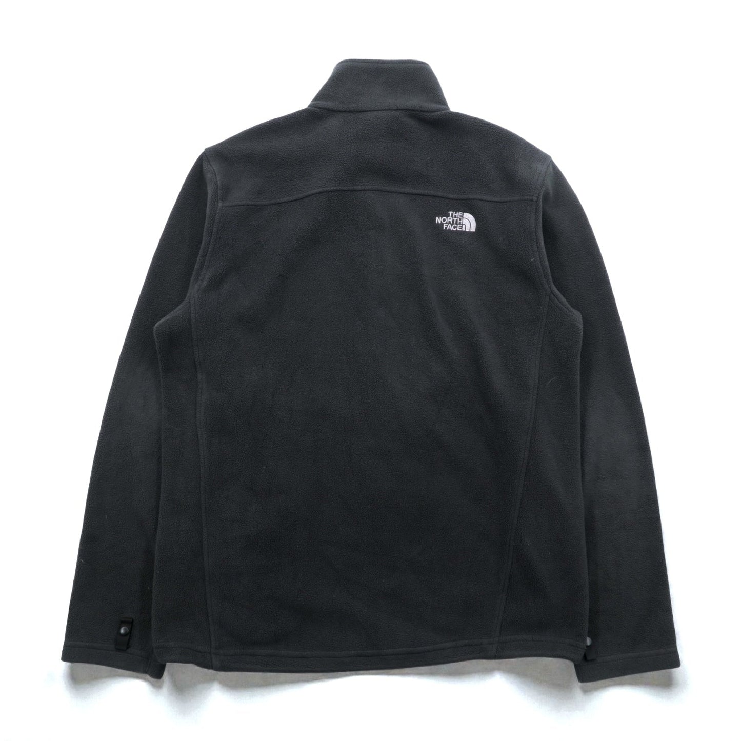 THE NORTH FACE フリースジャケット M ブラック ドローコード FLASHDRY 吸汗速乾 スタンドカラー A0FC US規格