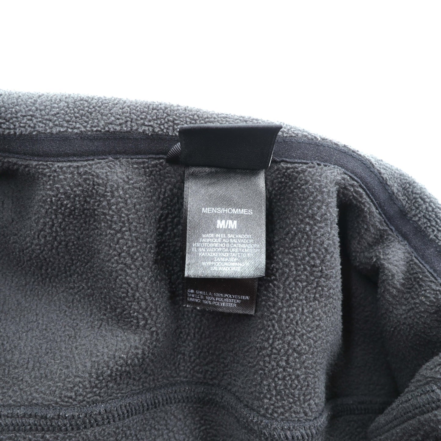 THE NORTH FACE フリースジャケット M ブラック ドローコード FLASHDRY 吸汗速乾 スタンドカラー A0FC US規格