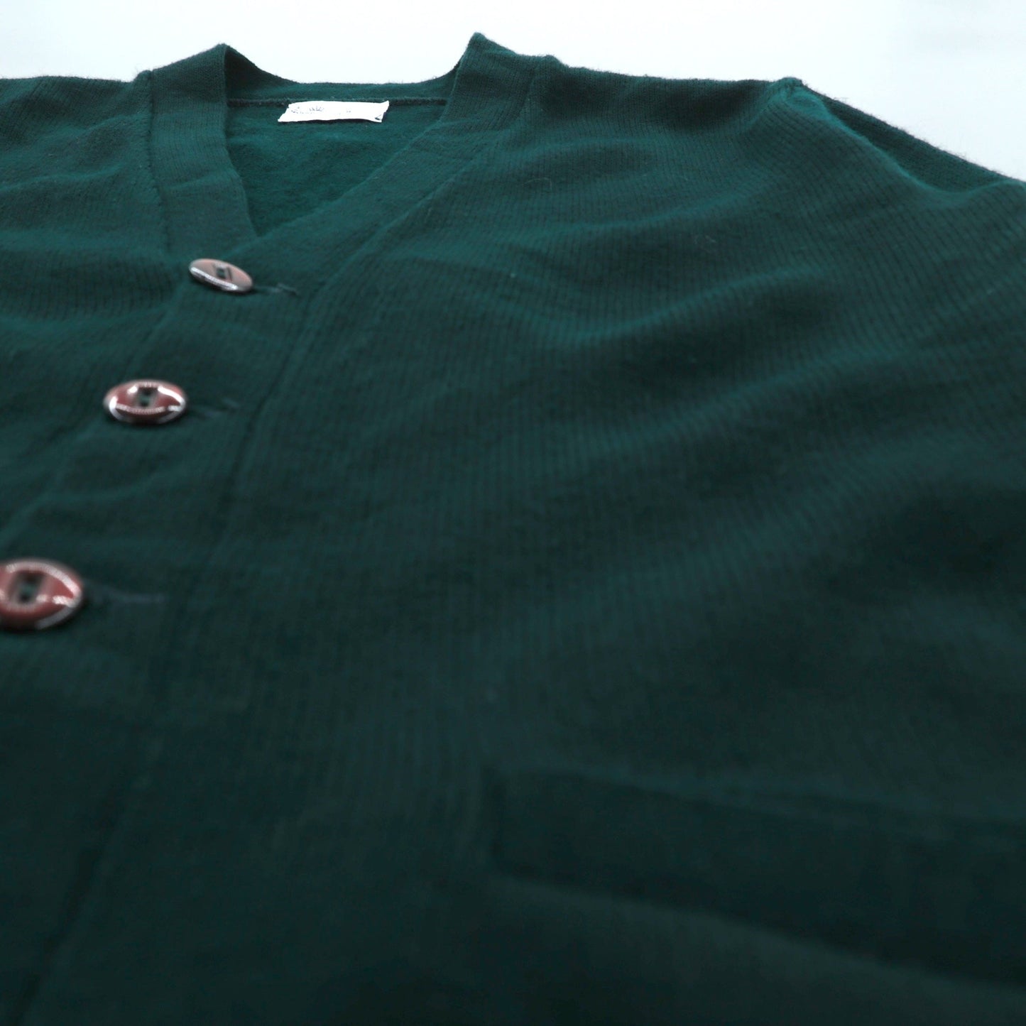 Shannon & Johnson 90s USA Vintage Knitwear ニット カーディガン M グリーン ウール 90年代 USA製