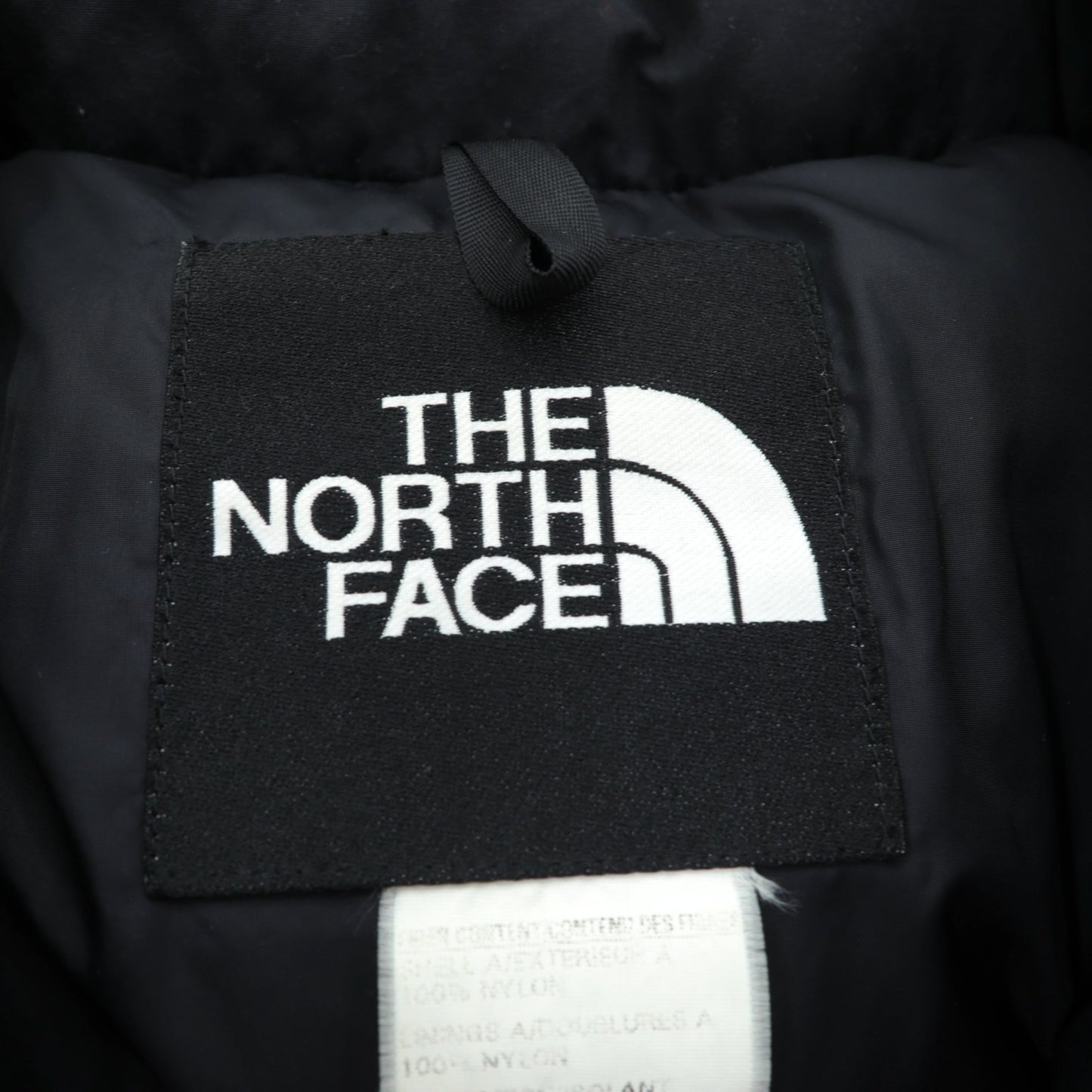 THE NORTH FACE ヌプシ グースインサレーションベスト L パーカー収納式 ドローコード ダブルジップ スタンドカラー