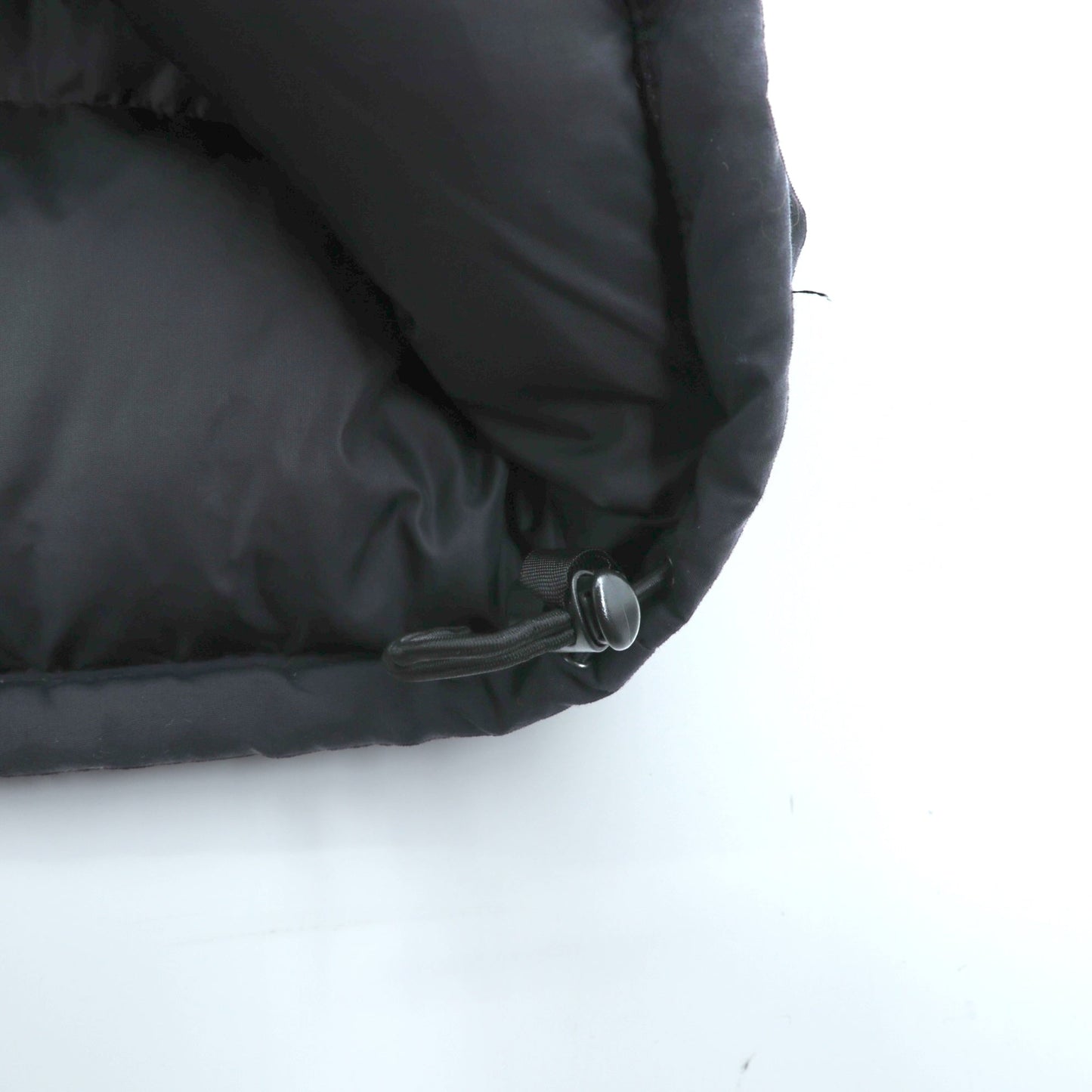 THE NORTH FACE ヌプシ グースインサレーションベスト L パーカー収納式 ドローコード ダブルジップ スタンドカラー