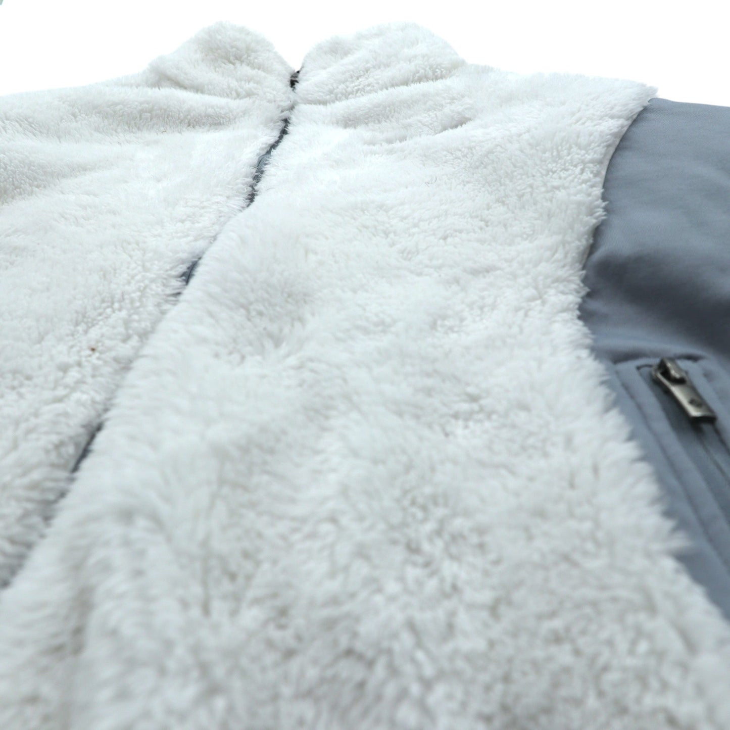 Columbia パイル フリースジャケット L ホワイト スタンドカラー FAST BEAUTY PLUSH XL6620