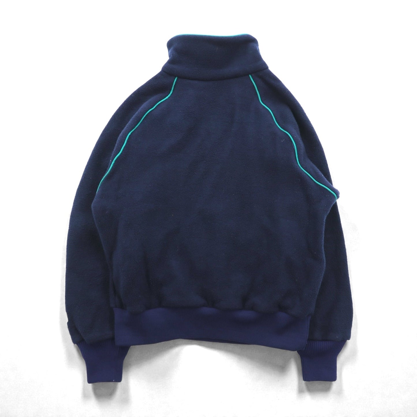 THE NORTH FACE 80年代 USA製 ヴィンテージ プルオーバー フリースジャケット S ネイビー ハーフジップ ハイネック スタンドカラー 茶タグ TALONジップ