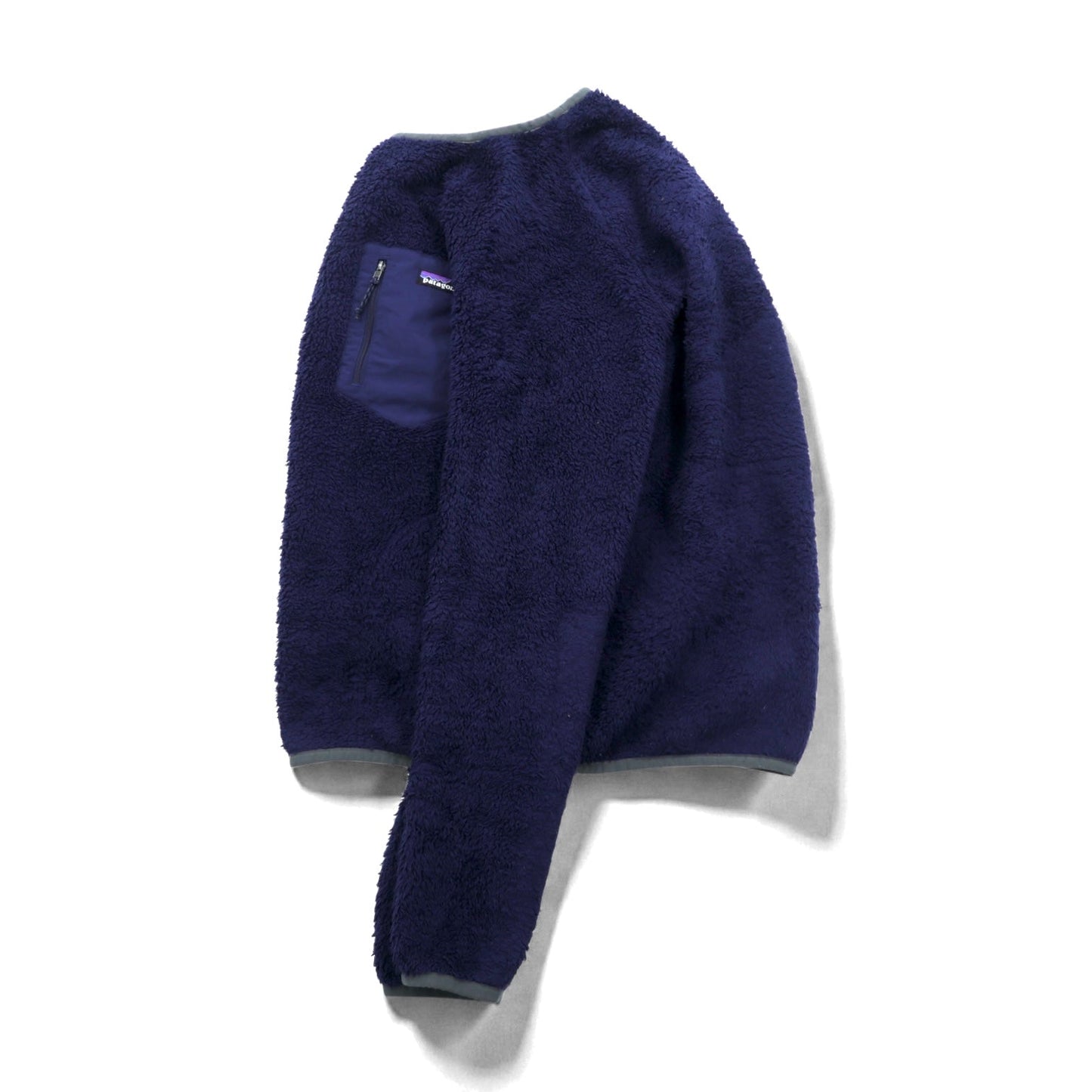 Patagonia ロスガトス クルー Los Gatos Crew ボア フリースジャケット M ネイビー プルオーバー 胸ポケット 25895