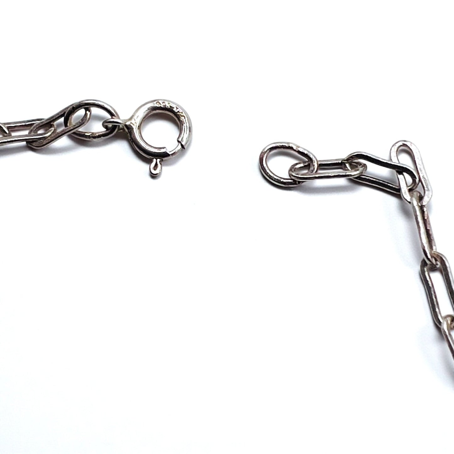 Vintage Sterling Silver Pendant ターコイズ ドロップ ネックレス シルバー STERLING ホールマーク IC刻印 ホピチェーン