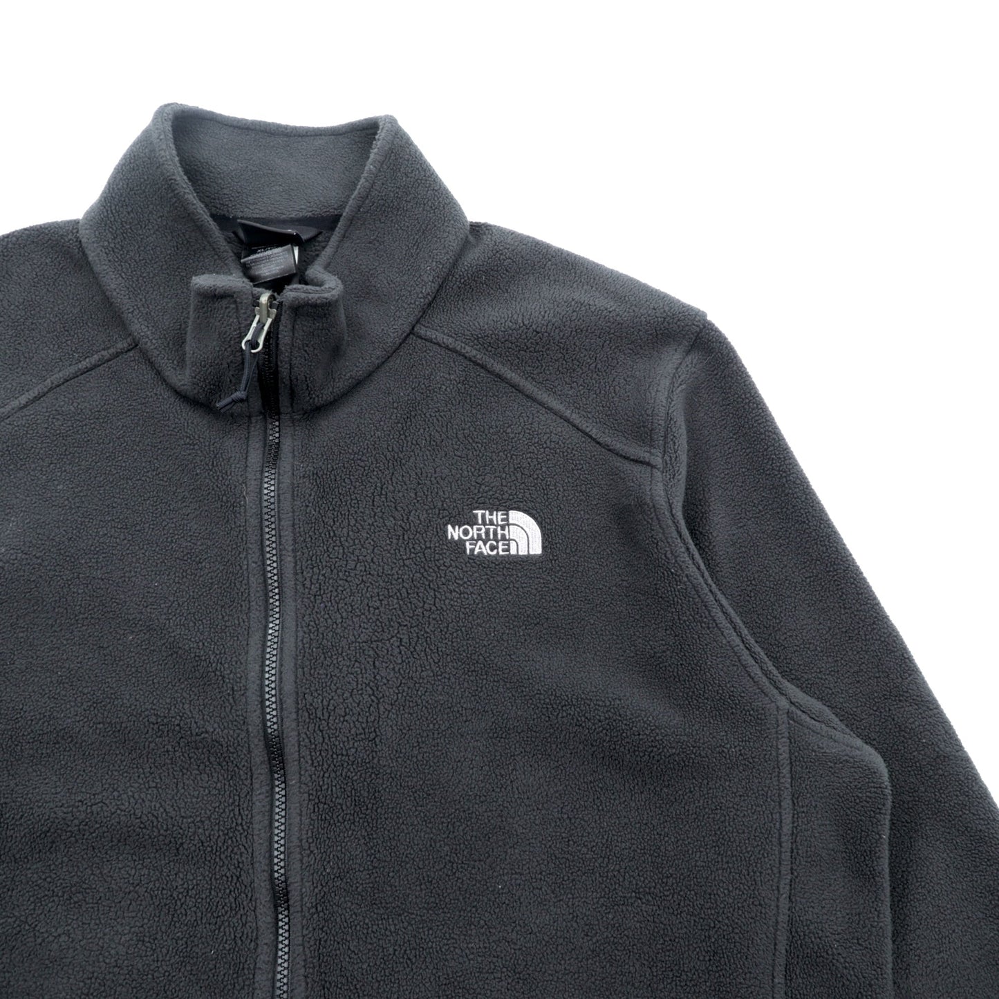 THE NORTH FACE 速乾 FLASHDRY フリースジャケット XL ブラック ドローコード スタンドカラー RDT300 AOFC