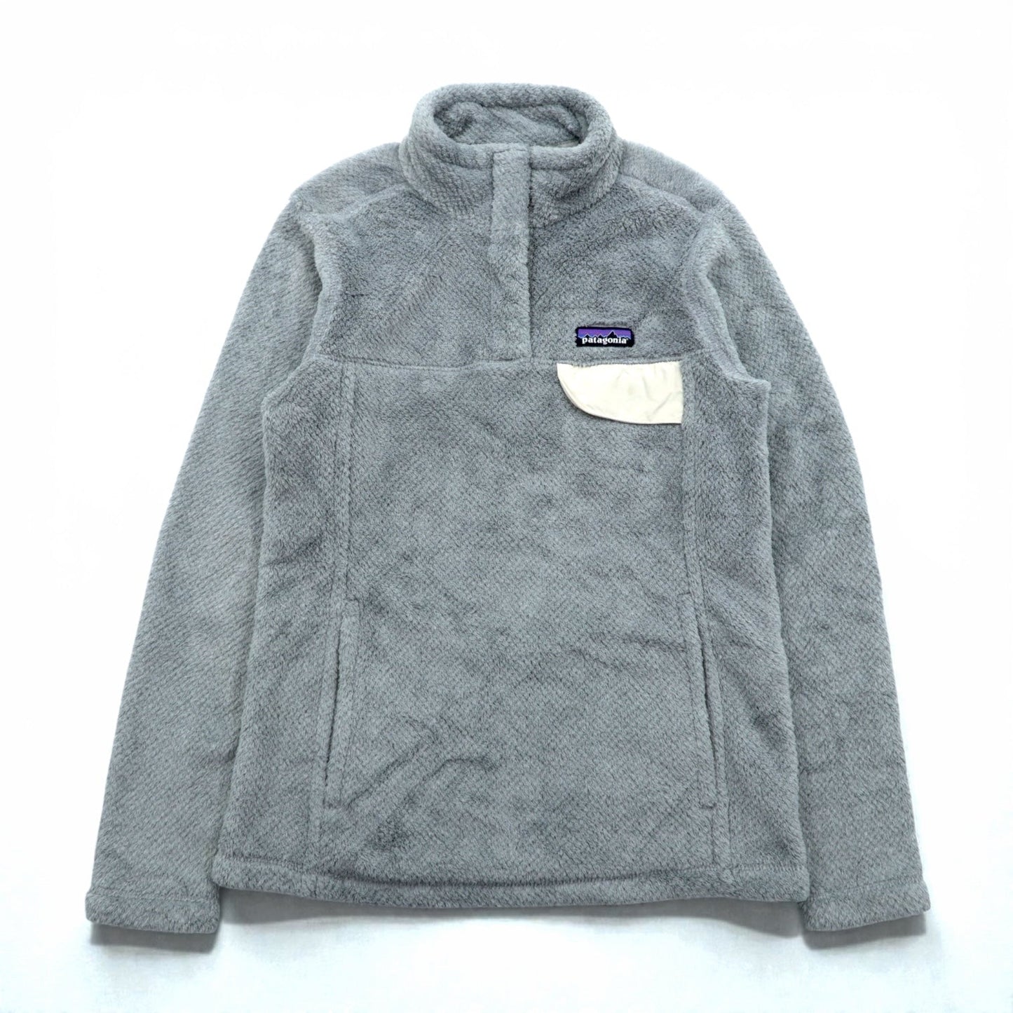Patagonia リツール スナップT プルオーバー Polartec フリースジャケット XS パイル スタンドカラー ポーラテック サーマルプロ グレー 25443