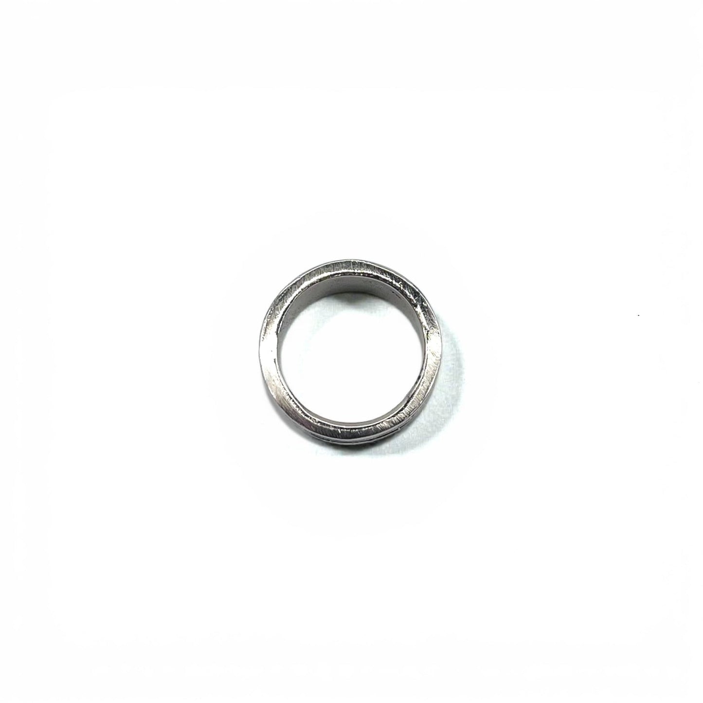Vintage Silver Ring ローマ数字 リング 指輪 19号 シルバー SILVER 925 ワイド ゴシック