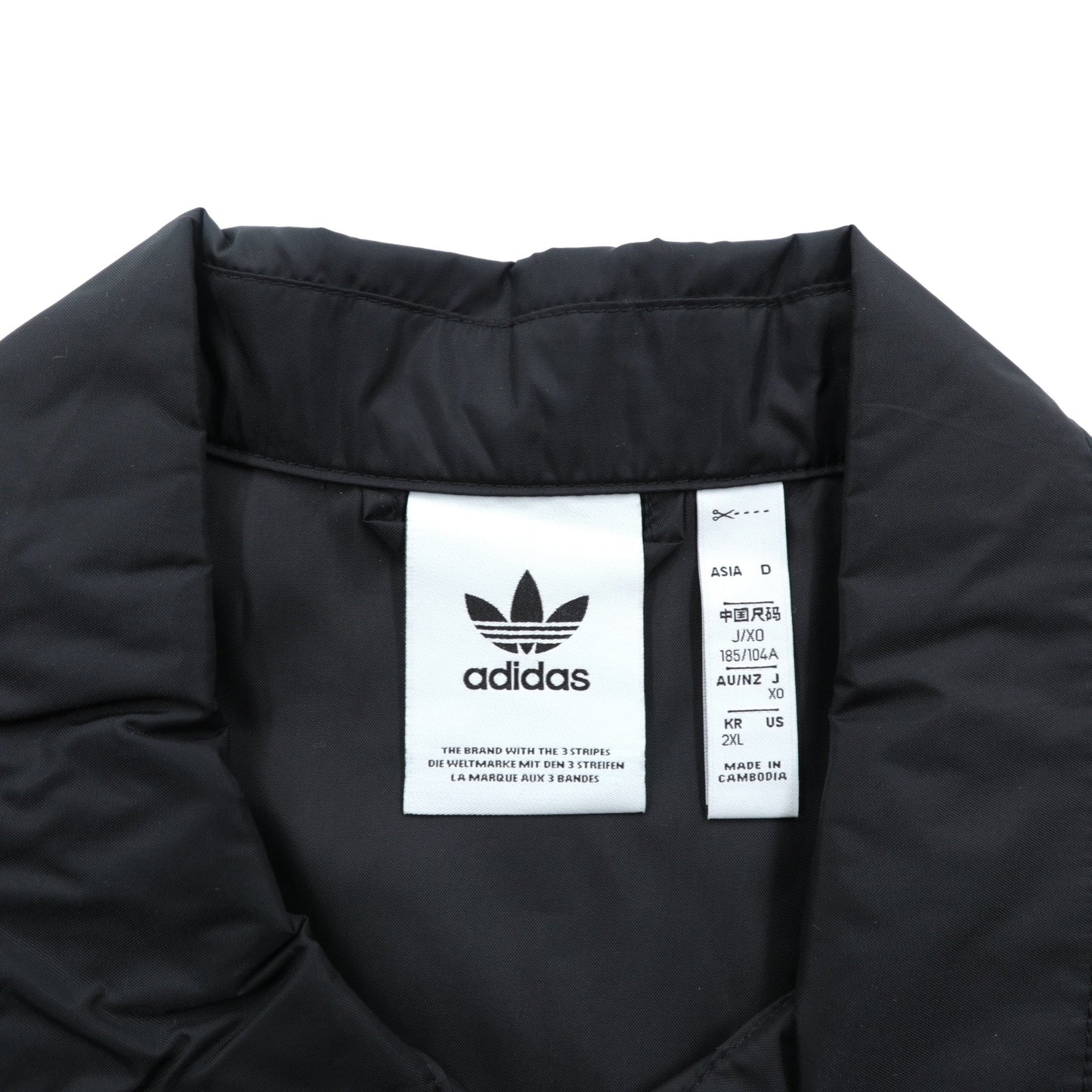 adidas originals コーチジャケット XL ブラック ドローコード ナイロン Torison CoachナイロンジャケットJacket Retro GD6012