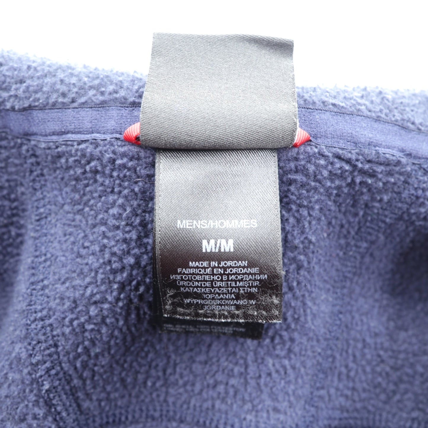 THE NORTH FACE ハーフジップ フリースジャケット M ネイビー スタンドカラー 胸ポケット A7TM 海外規格