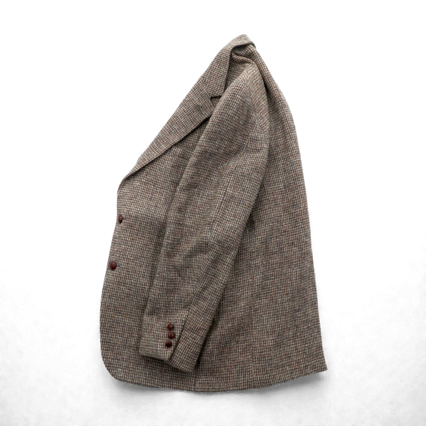 Harris Tweed 90年代 USA製 ツイード ブレザー 2B テーラードジャケット XL ウール くるみボタン Lord & TAYLOR