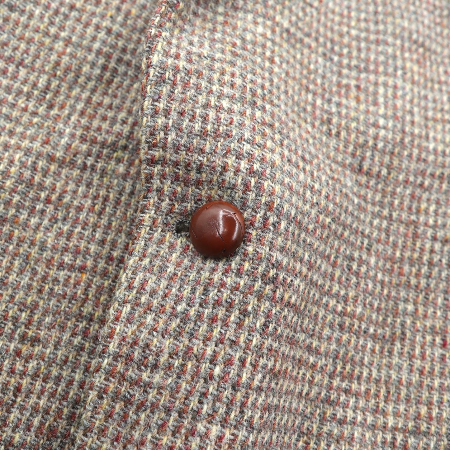 Harris Tweed 90年代 USA製 ツイード ブレザー 2B テーラードジャケット XL ウール くるみボタン Lord & TAYLOR