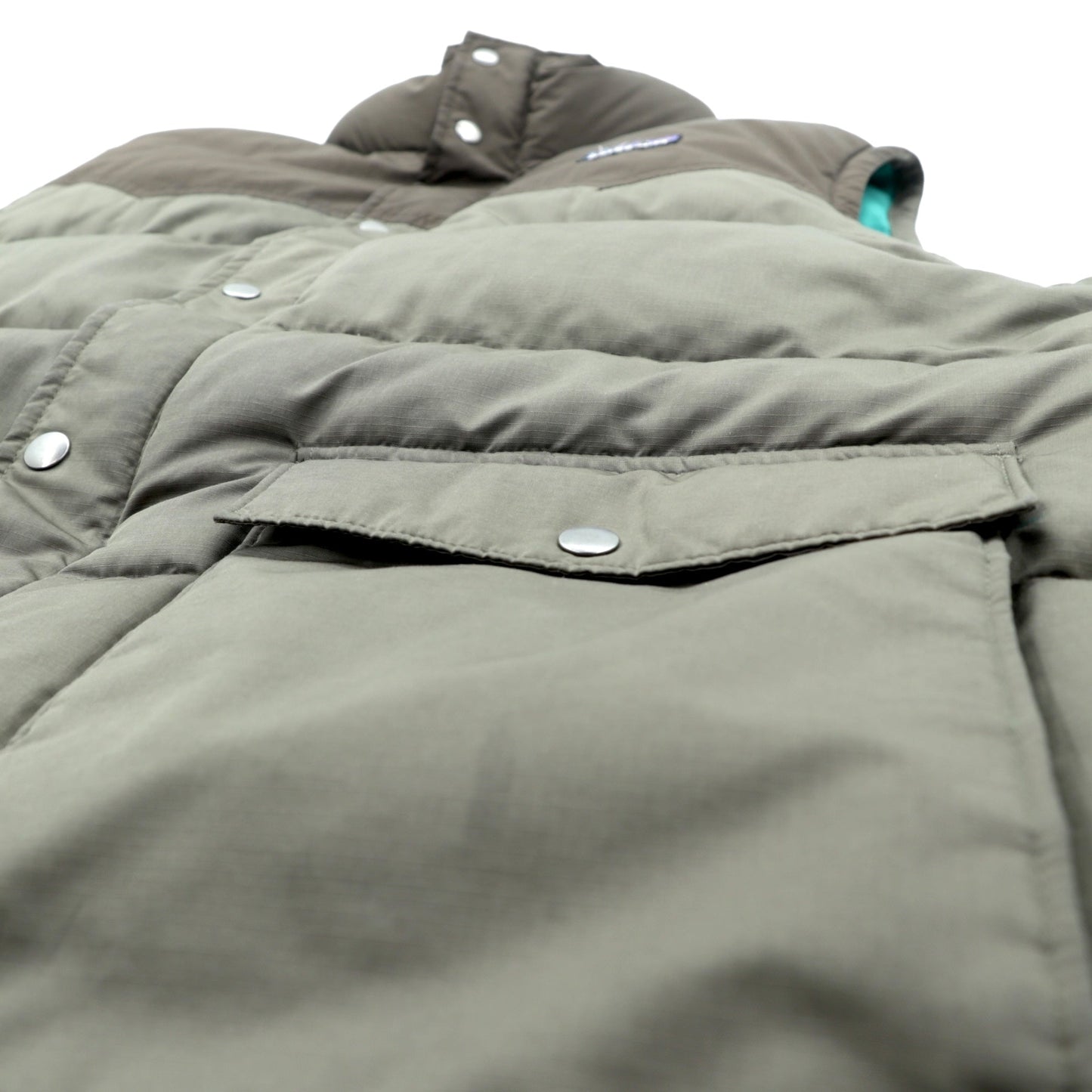 Patagonia スリングショット ダウンベスト Slingshot Down Vest スナップボタン XL ブラウン ウエスタン 27571FA12