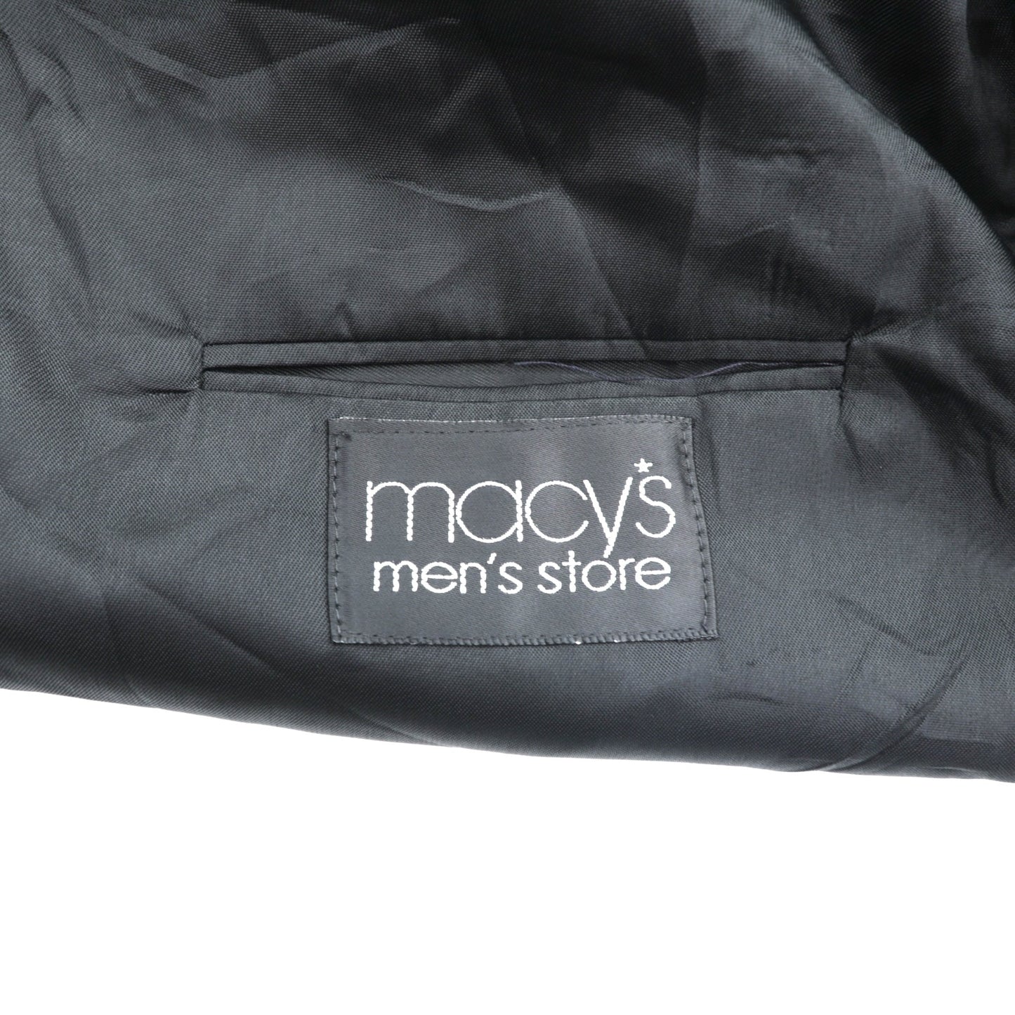 US UNION MADE Blazer ピークドラベル ダブルブレスト ブレザー テーラードジャケット XL ブラック ストライプ KENNETH COLE 未使用品 USA製