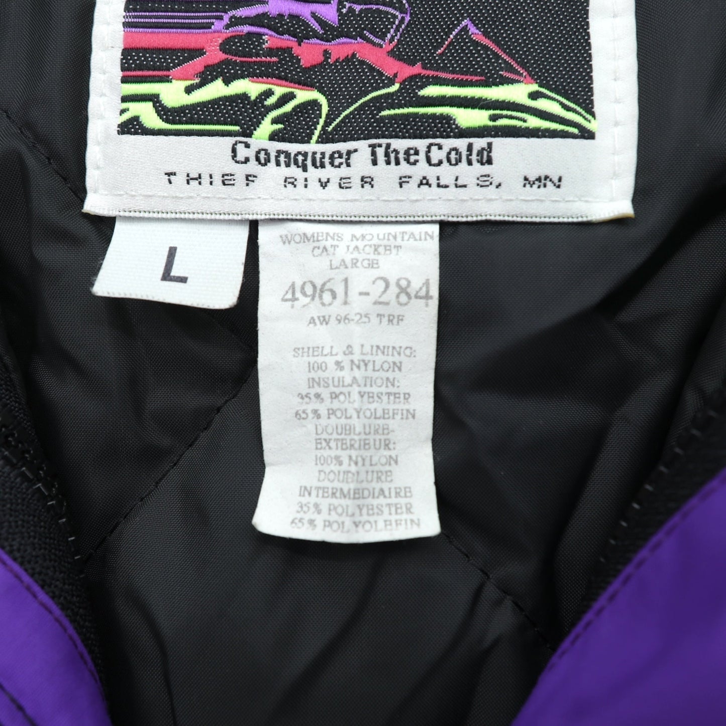 90s USA Vintage Nylon Jacket 防水 GORE-TEX ゴアテックス 中綿 Thinsulate ナイロンジャケット L インサレーション ARCTIC CAT 90年代 USA製