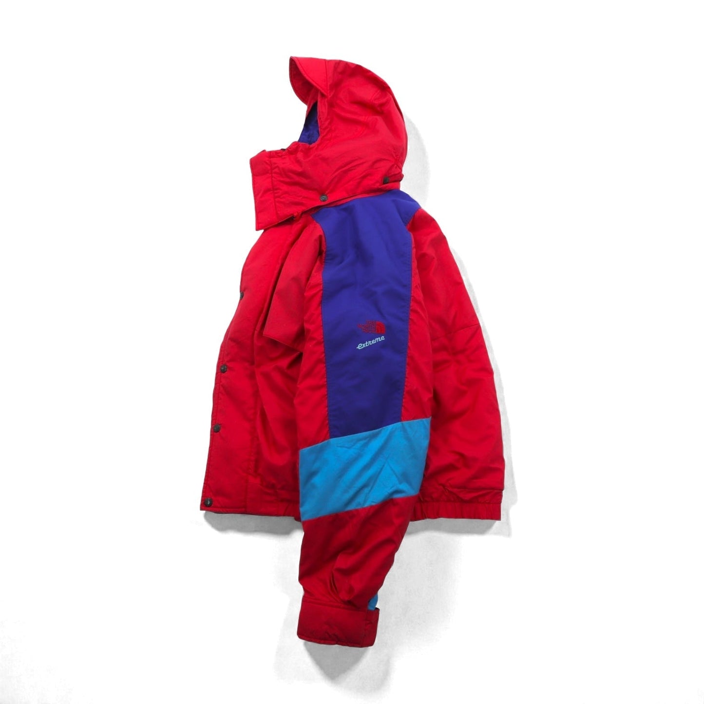 THE NORTH FACE 90年代 USA製 EXTREME エクストリーム 中綿 ダウンジャケット M レッド ナイロン