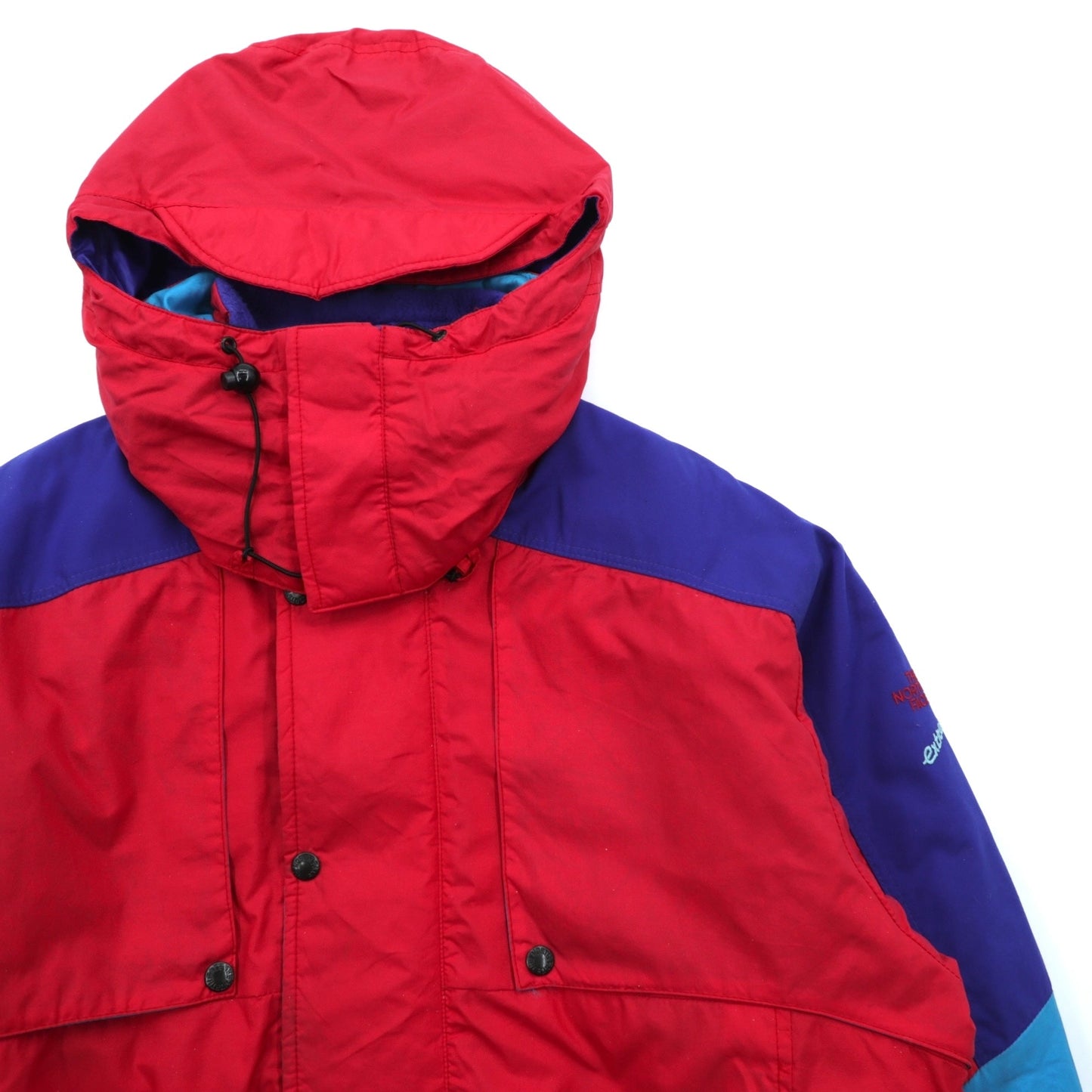 THE NORTH FACE 90年代 USA製 EXTREME エクストリーム 中綿 ダウンジャケット M レッド ナイロン