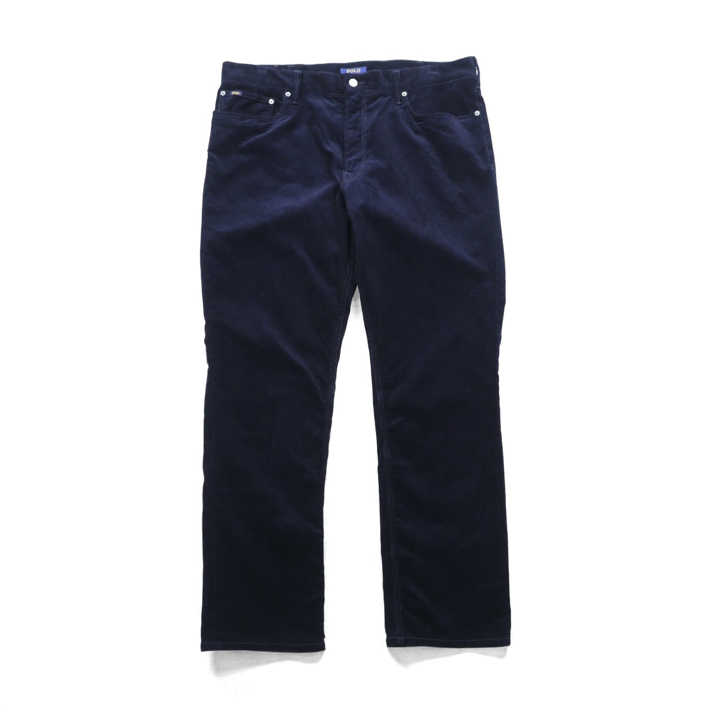Polo Ralph Lauren コーデュロイ チノパンツ スラックス L ネイビー TALONジップ レザーパッチ