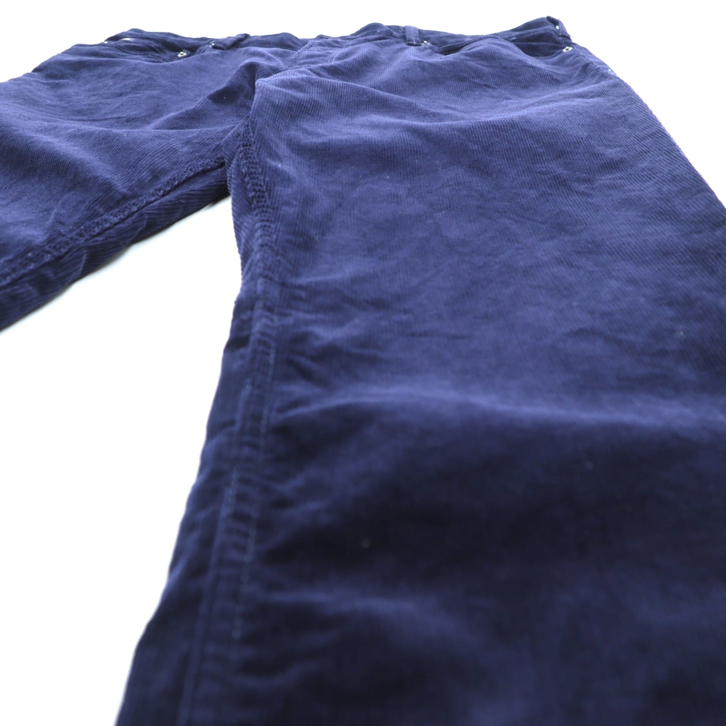 Polo Ralph Lauren コーデュロイ チノパンツ スラックス L ネイビー TALONジップ レザーパッチ