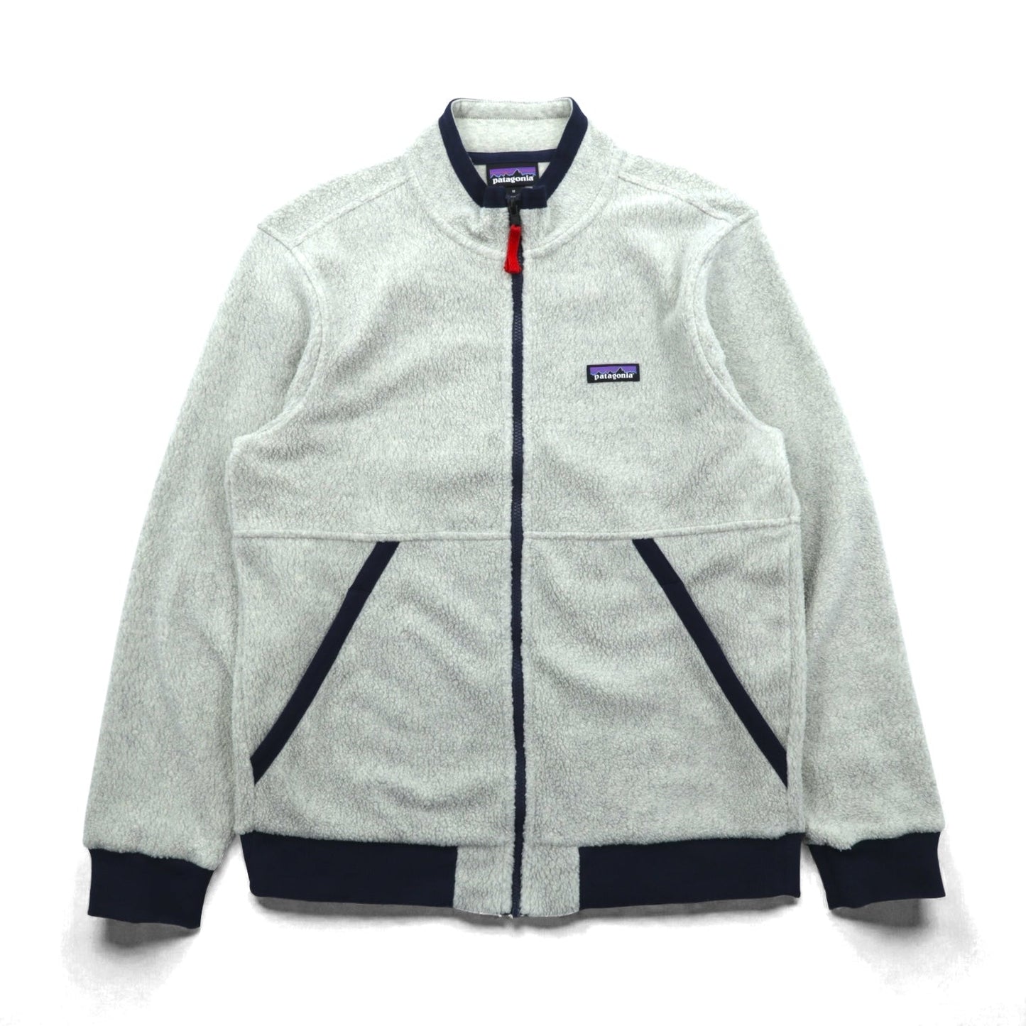 Patagonia シアーリング フルジップ ボア フリースジャケット M  オートミール ポリエステル 26125