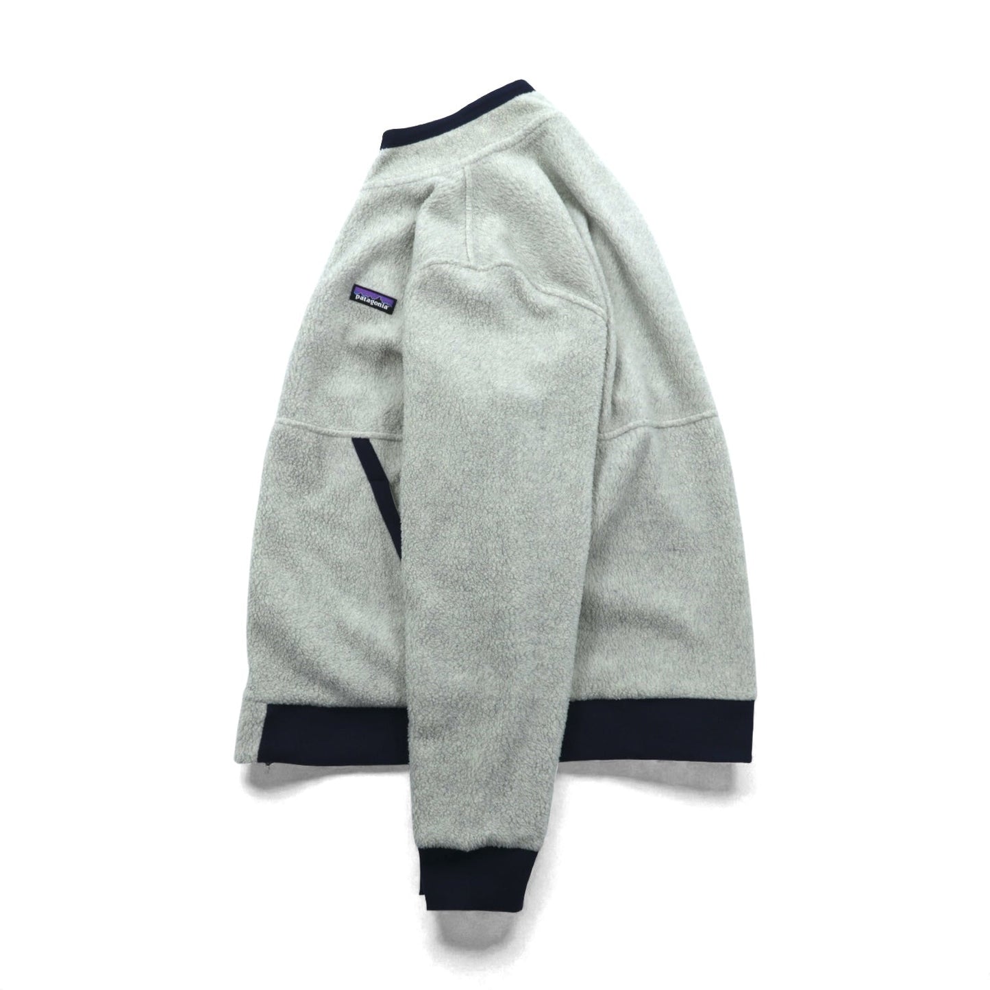 Patagonia シアーリング フルジップ ボア フリースジャケット M  オートミール ポリエステル 26125