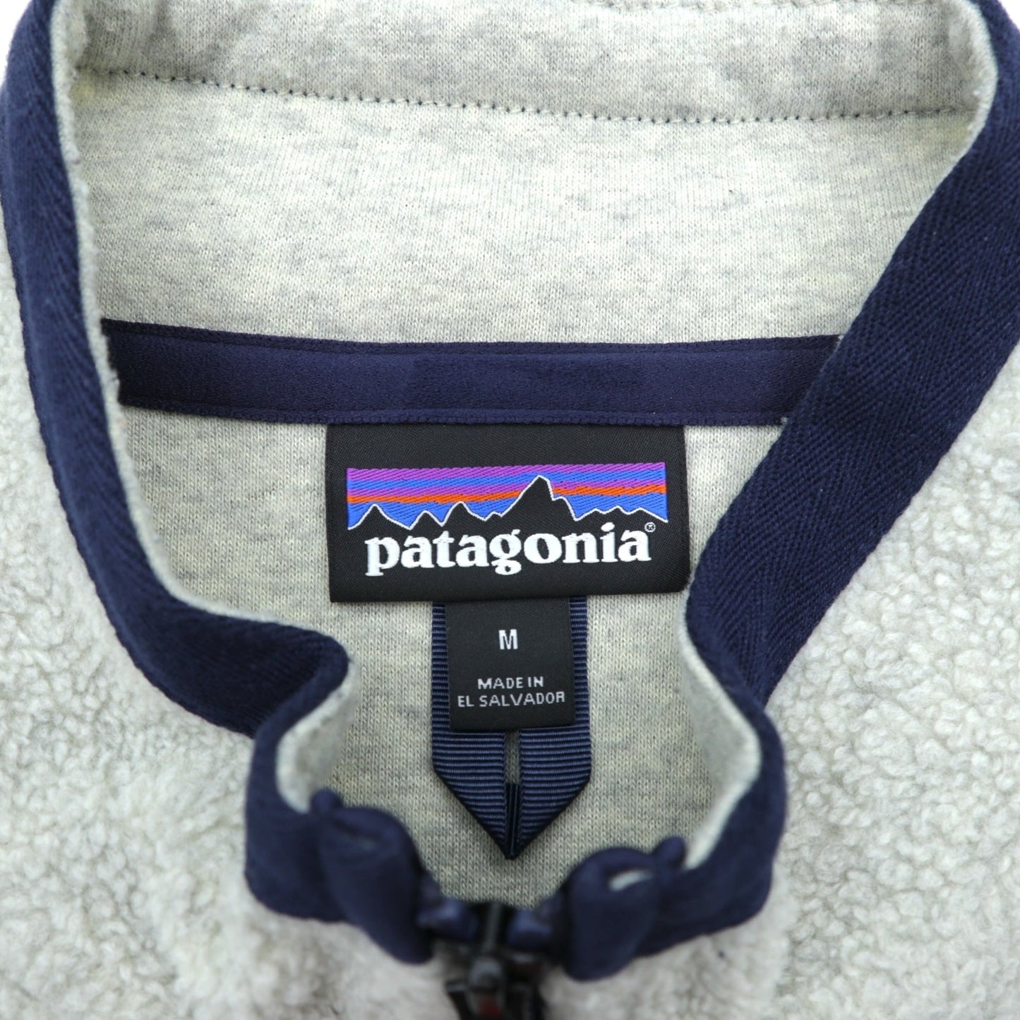 Patagonia シアーリング フルジップ ボア フリースジャケット M  オートミール ポリエステル 26125