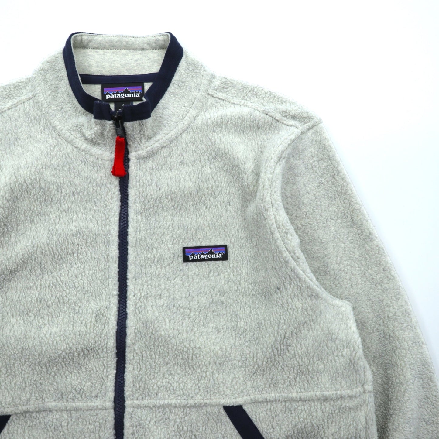 Patagonia シアーリング フルジップ ボア フリースジャケット M  オートミール ポリエステル 26125