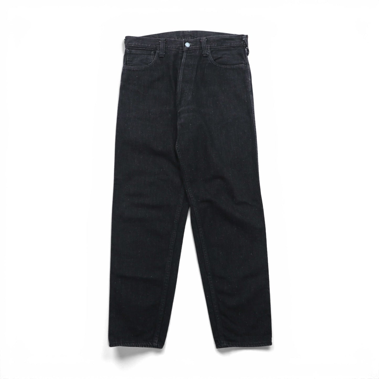 EVISU 日本製 ブラック デニムパンツ ジーンズ M テーパード 5020 カモメペイント