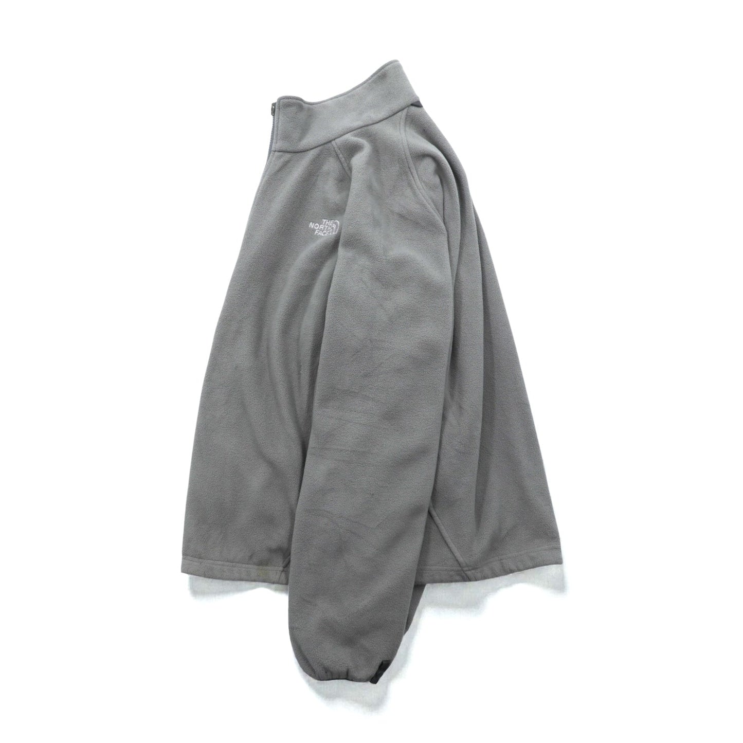 THE NORTH FACE フルジップ フリースジャケット M グレー スタンドカラー AXM6