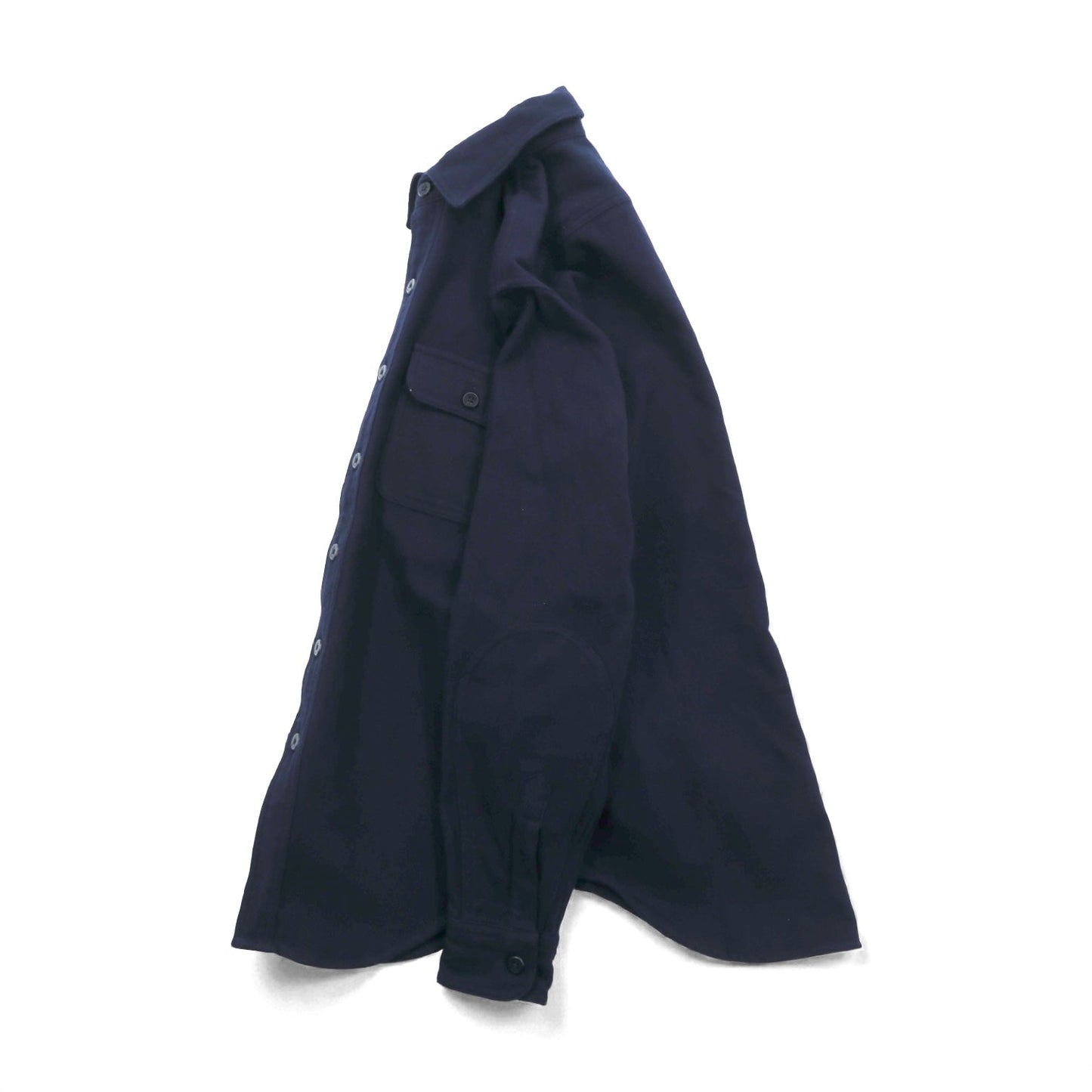 Polo Ralph Lauren ミリタリー CPO シャツ XS ネイビー コットン チンストラップ イカリボタン