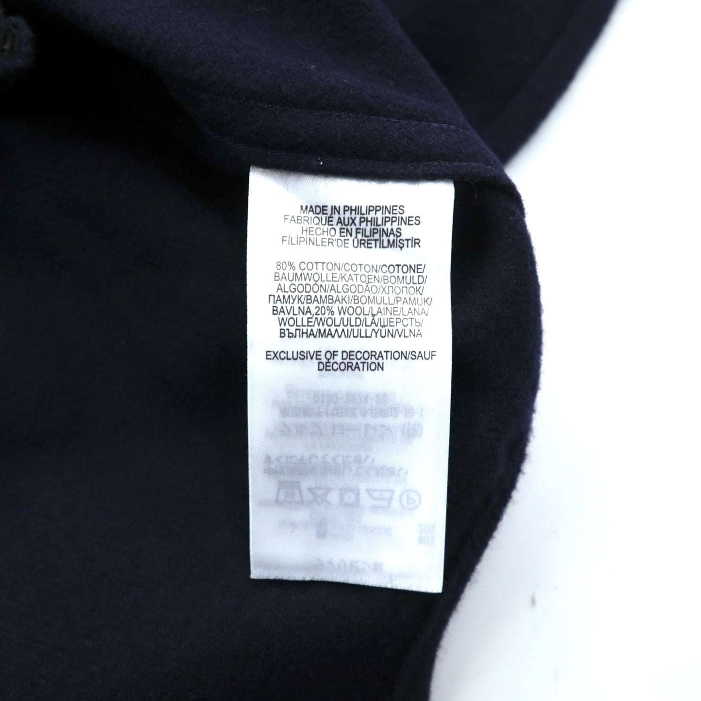 Polo Ralph Lauren ミリタリー CPO シャツ XS ネイビー コットン チンストラップ イカリボタン