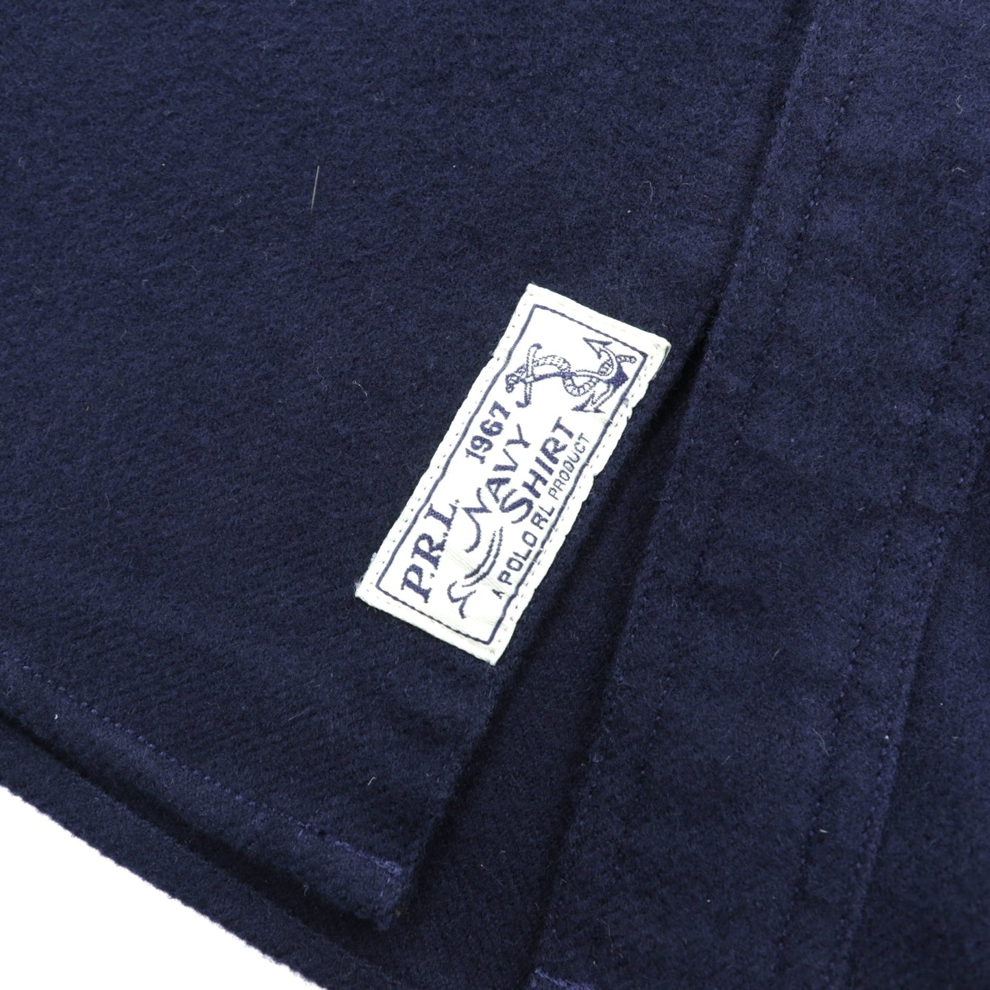 Polo Ralph Lauren ミリタリー CPO シャツ XS ネイビー コットン チンストラップ イカリボタン