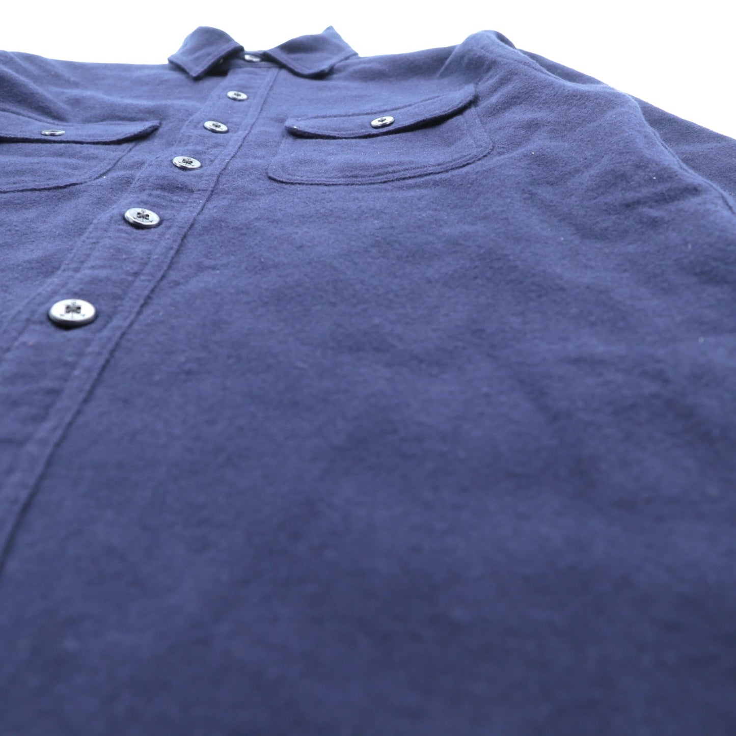 Polo Ralph Lauren ミリタリー CPO シャツ XS ネイビー コットン チンストラップ イカリボタン