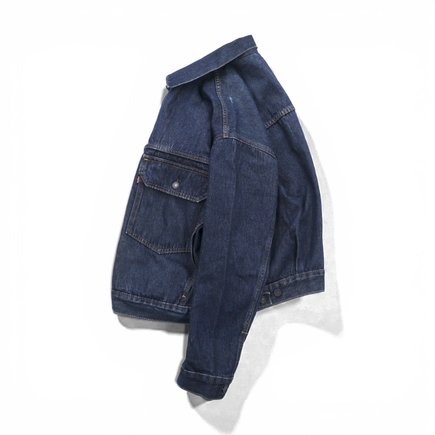 Levi's PREMIUM ビッグE 1st タイプ トラッカージャケット デニムジャケット Gジャン M インディゴ ビッグサイズ A0638-0001