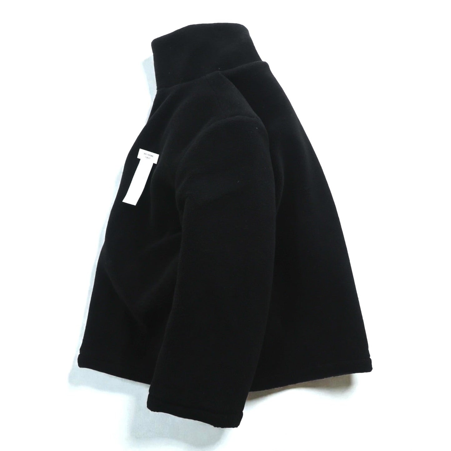 WE11DONE スタンドカラー フリースジャケット S ブラック 中綿 ハイネック WD-AG9-20-153-U-BK 未使用品