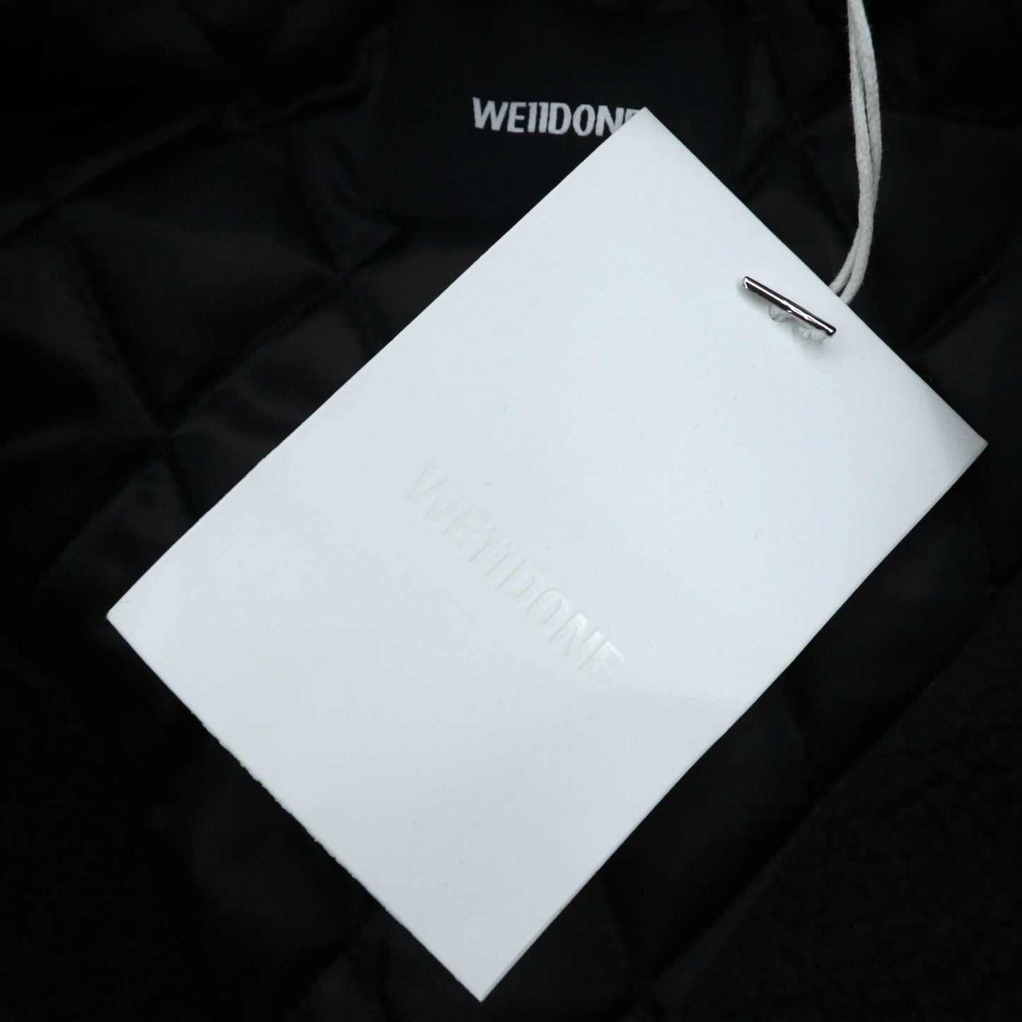 WE11DONE スタンドカラー フリースジャケット S ブラック 中綿 ハイネック WD-AG9-20-153-U-BK 未使用品