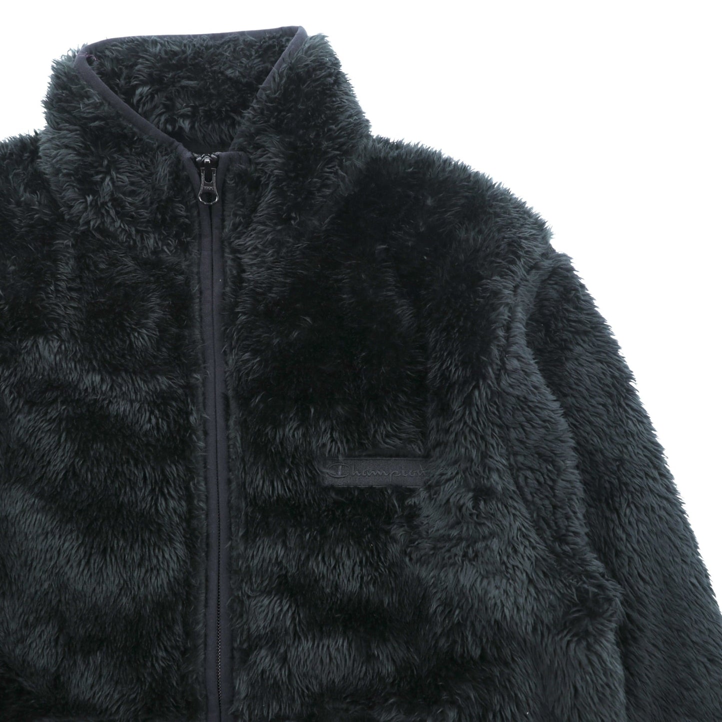 Champion シェルパ  フリースジャケット M ブラック スタンドカラー Sonny Label 別注 C8-U613