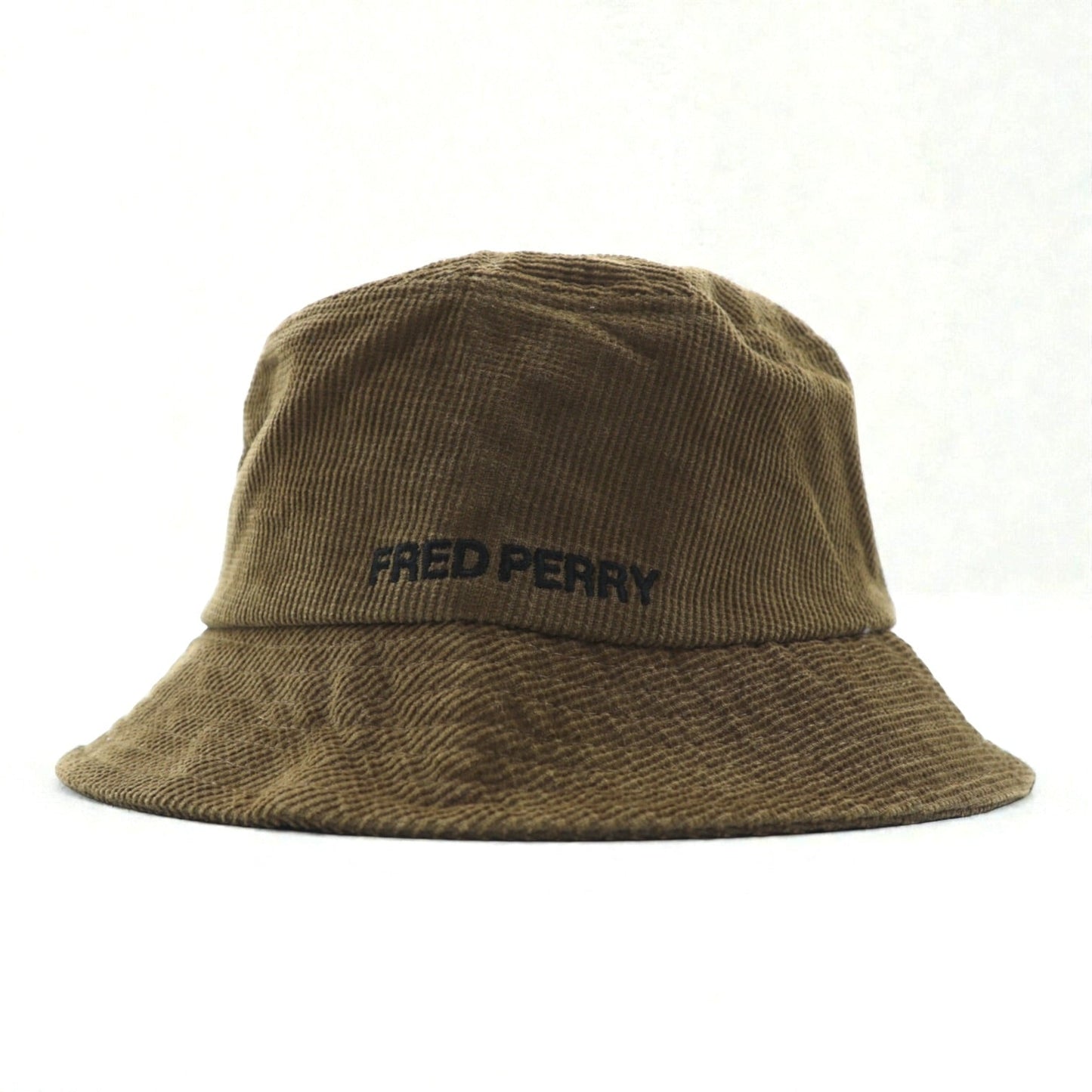 FRED PERRY ワッフル コード バケットハット ブラウン HW6690