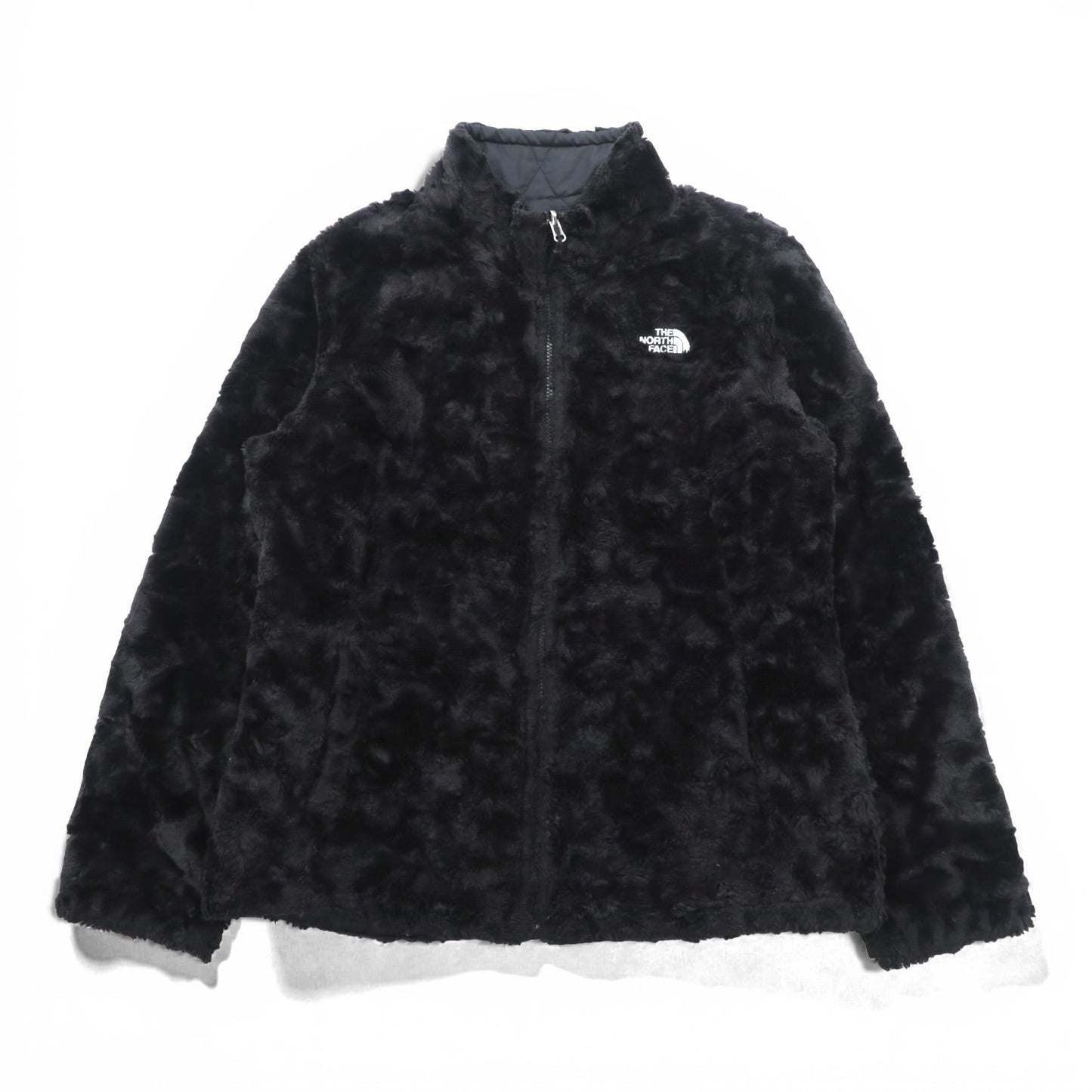 THE NORTH FACE リバーシブル キルティングジャケット 中綿 フリースジャケット L ブラック Mossbud Swirl Jacket CUB5